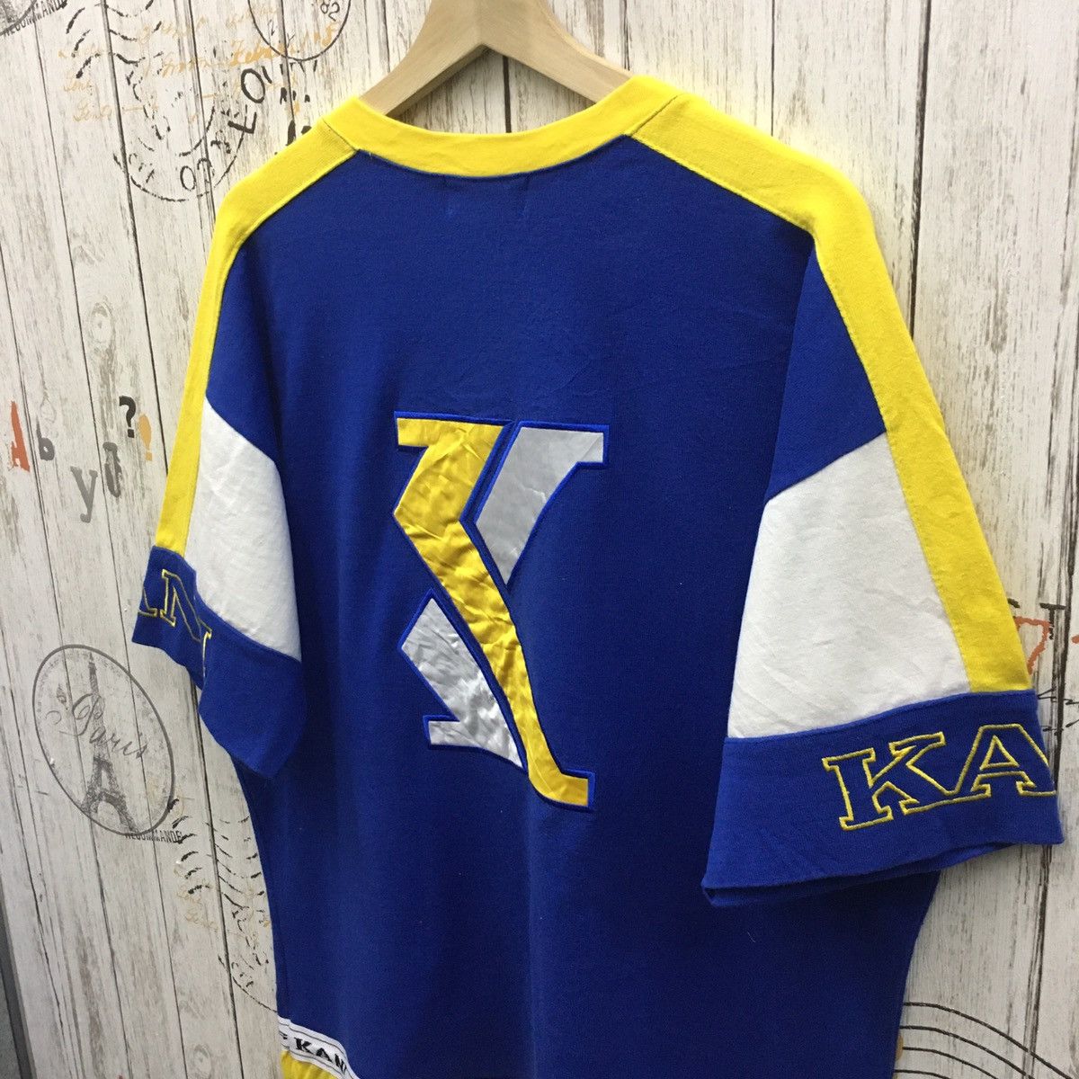 Karl Kani Rare Karl Kani Sport All Logo&Spellout Embroidery Vneck Tee Size US XL / EU 56 / 4 - 4 Thumbnail