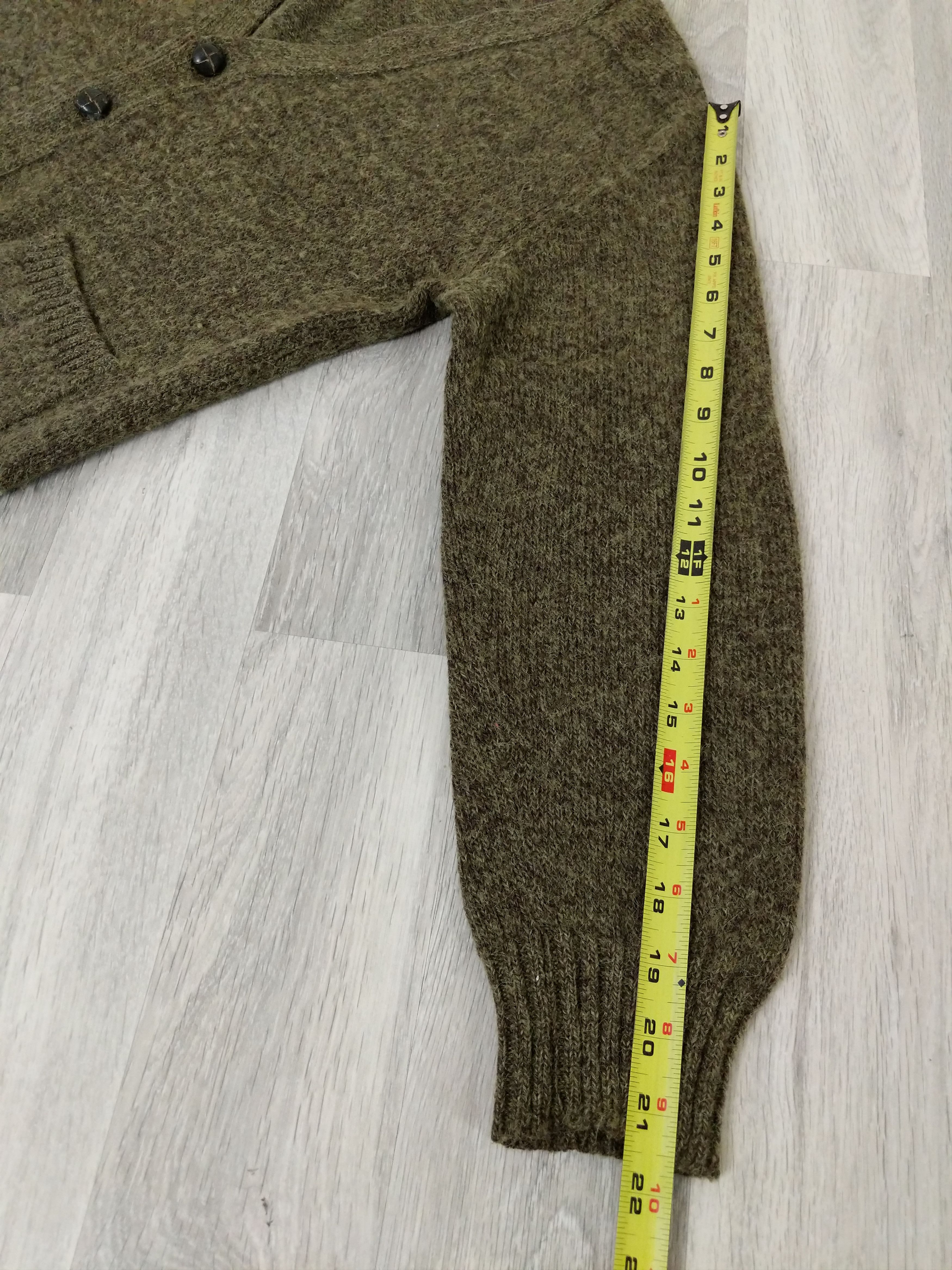 Vintage Vintage Rare Kurt Cobain Mohair Sweater 60s/70s Olive Green Size US M / EU 48-50 / 2 - 13 Thumbnail