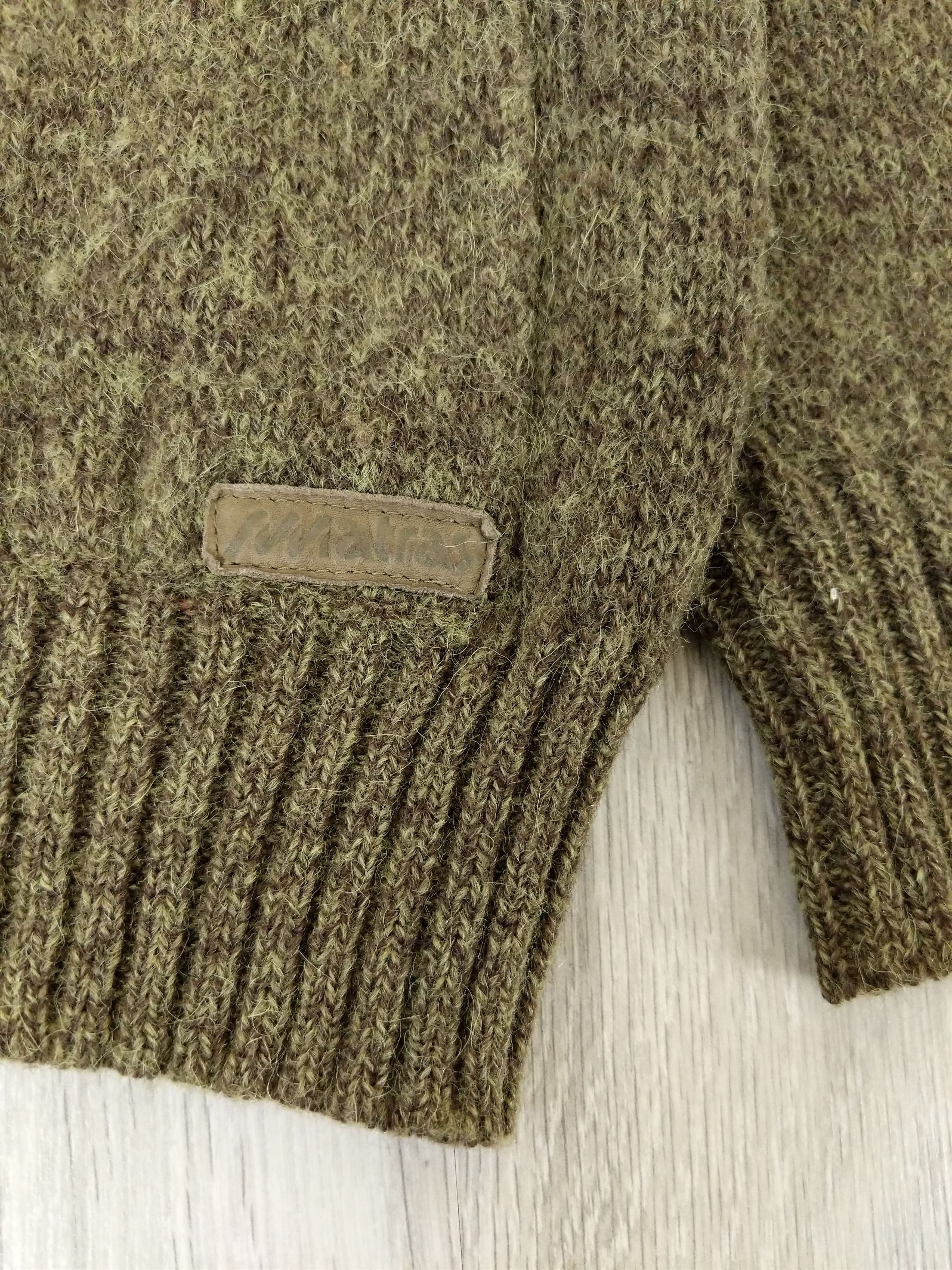 Vintage Vintage Rare Kurt Cobain Mohair Sweater 60s/70s Olive Green Size US M / EU 48-50 / 2 - 9 Thumbnail