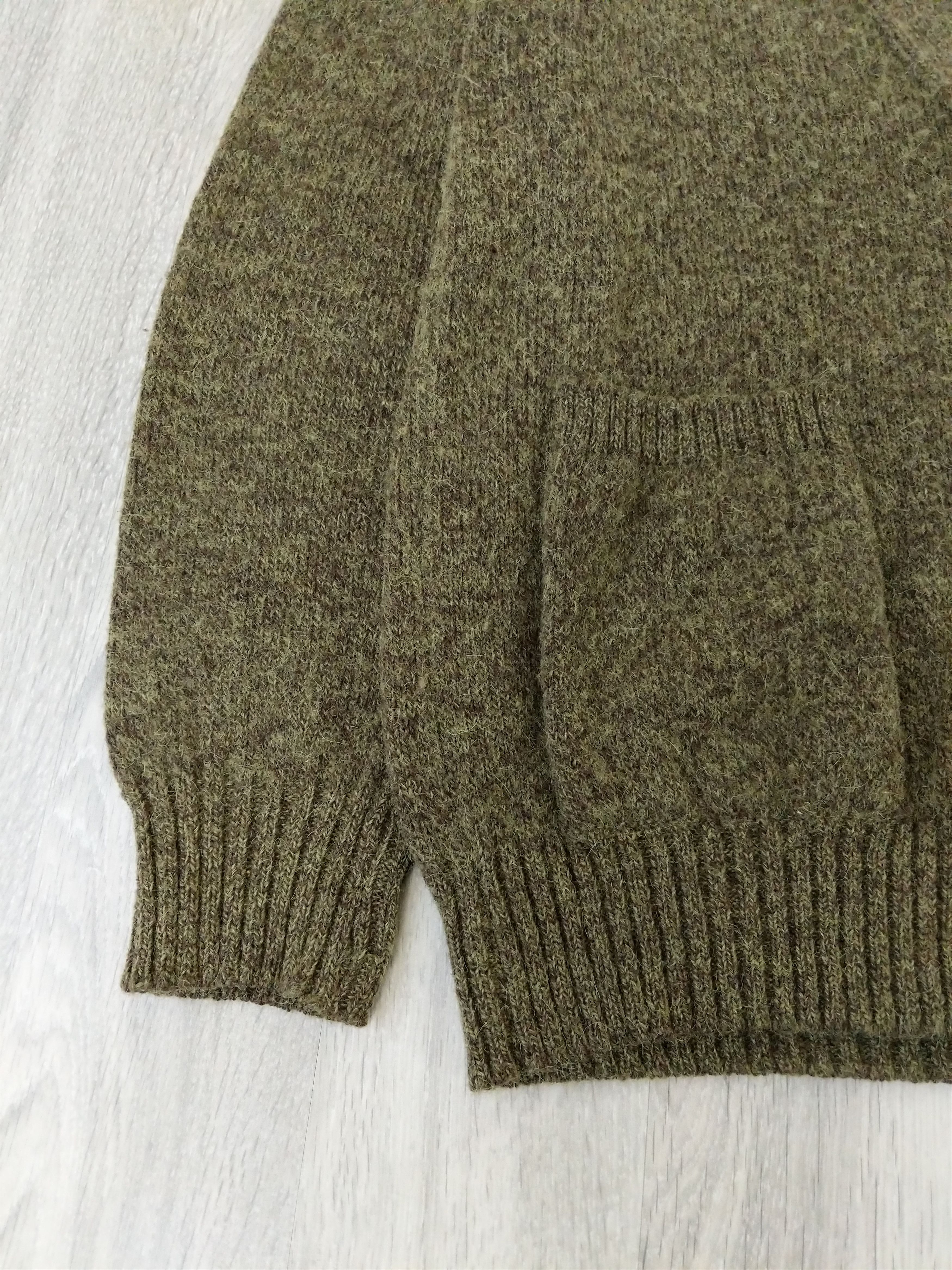 Vintage Vintage Rare Kurt Cobain Mohair Sweater 60s/70s Olive Green Size US M / EU 48-50 / 2 - 3 Thumbnail