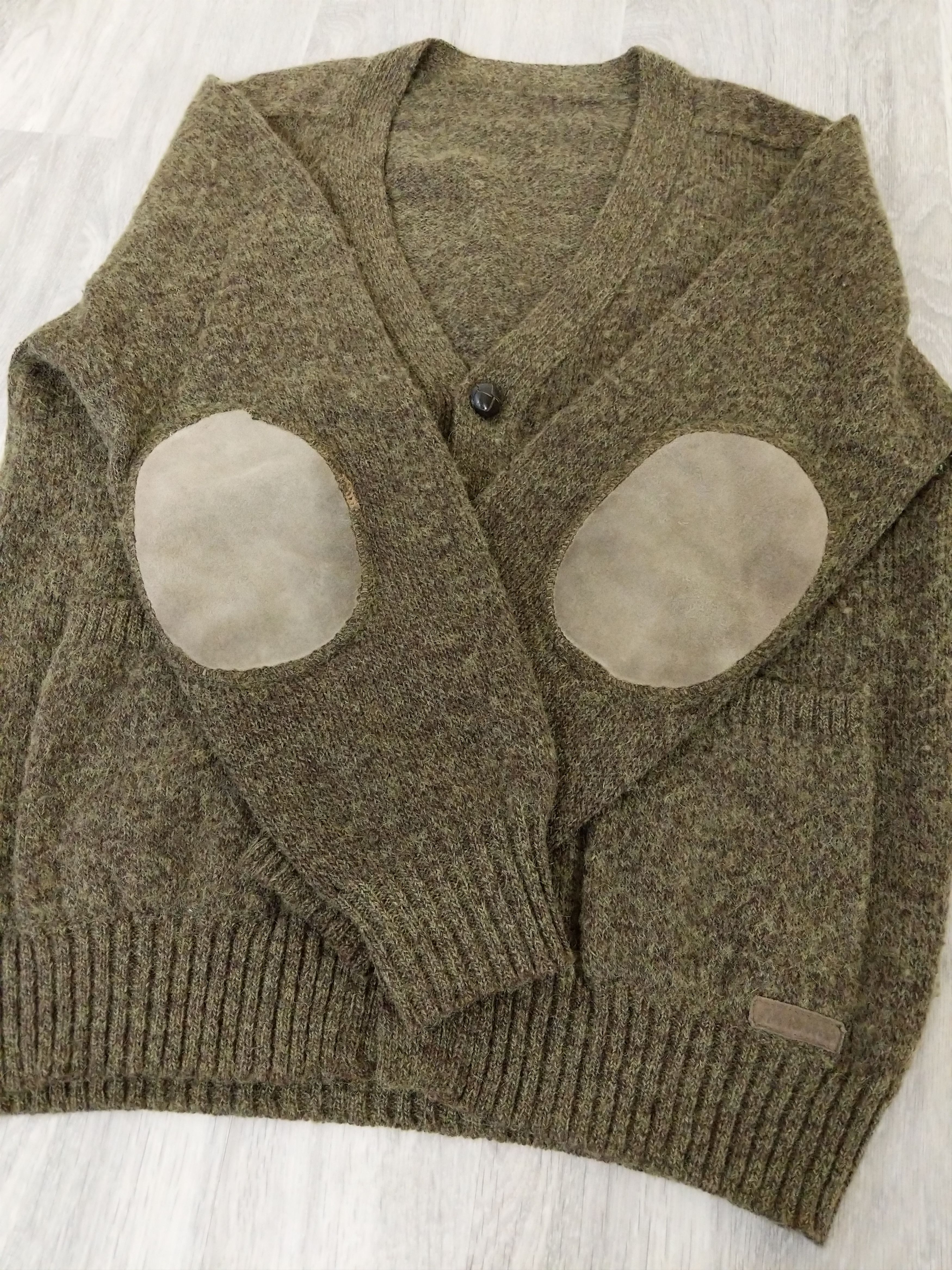 Vintage Vintage Rare Kurt Cobain Mohair Sweater 60s/70s Olive Green Size US M / EU 48-50 / 2 - 5 Thumbnail