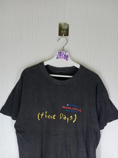Band Tees × Bon Jovi × Vintage Vintage Bon Jovi These Days Tour Japan 1994 Size US L / EU 52-54 / 3 - 5 Thumbnail