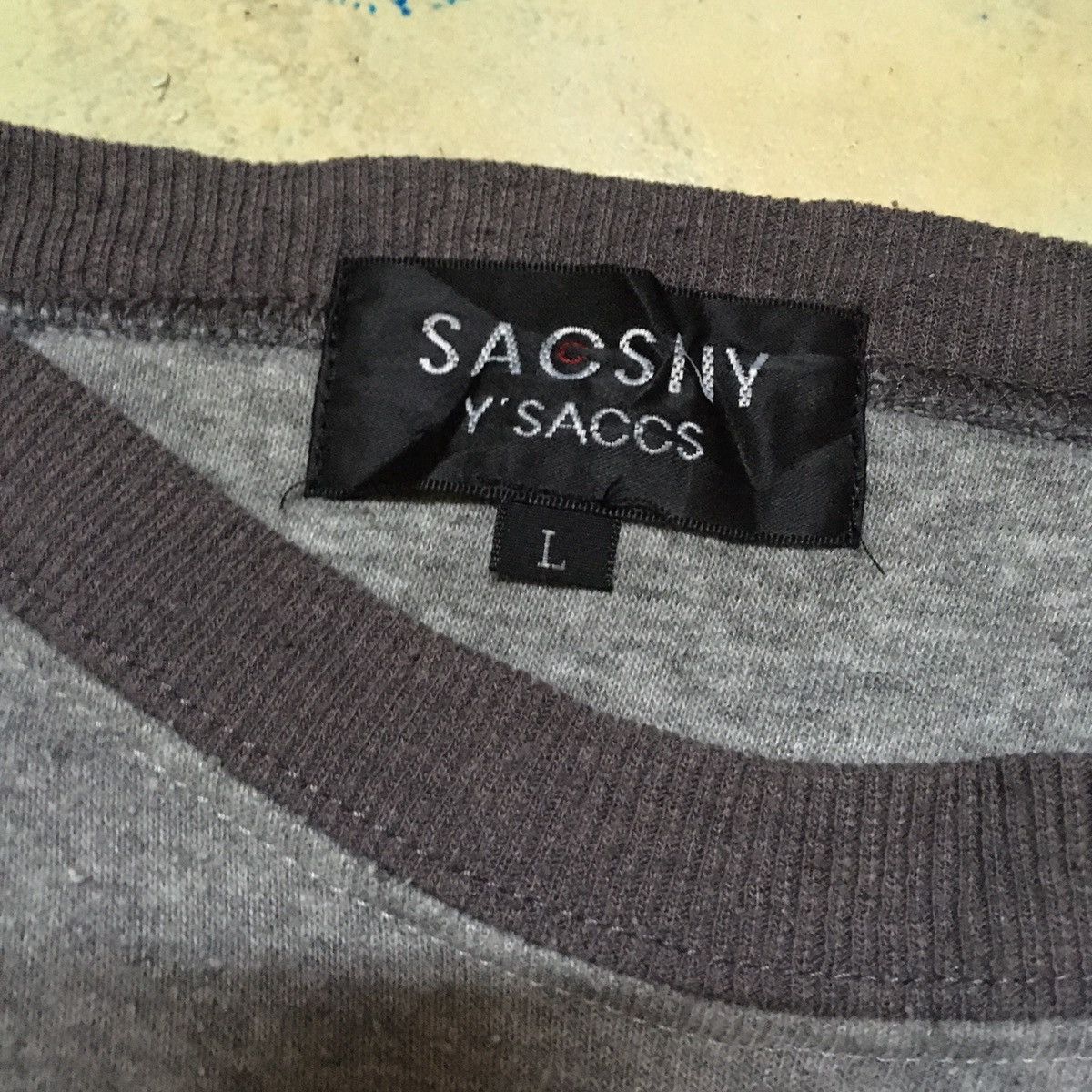 Japanese Brand Sacsny Ysaccs by Yohji Yamamoto Sweatshirt Size US L / EU 52-54 / 3 - 4 Thumbnail
