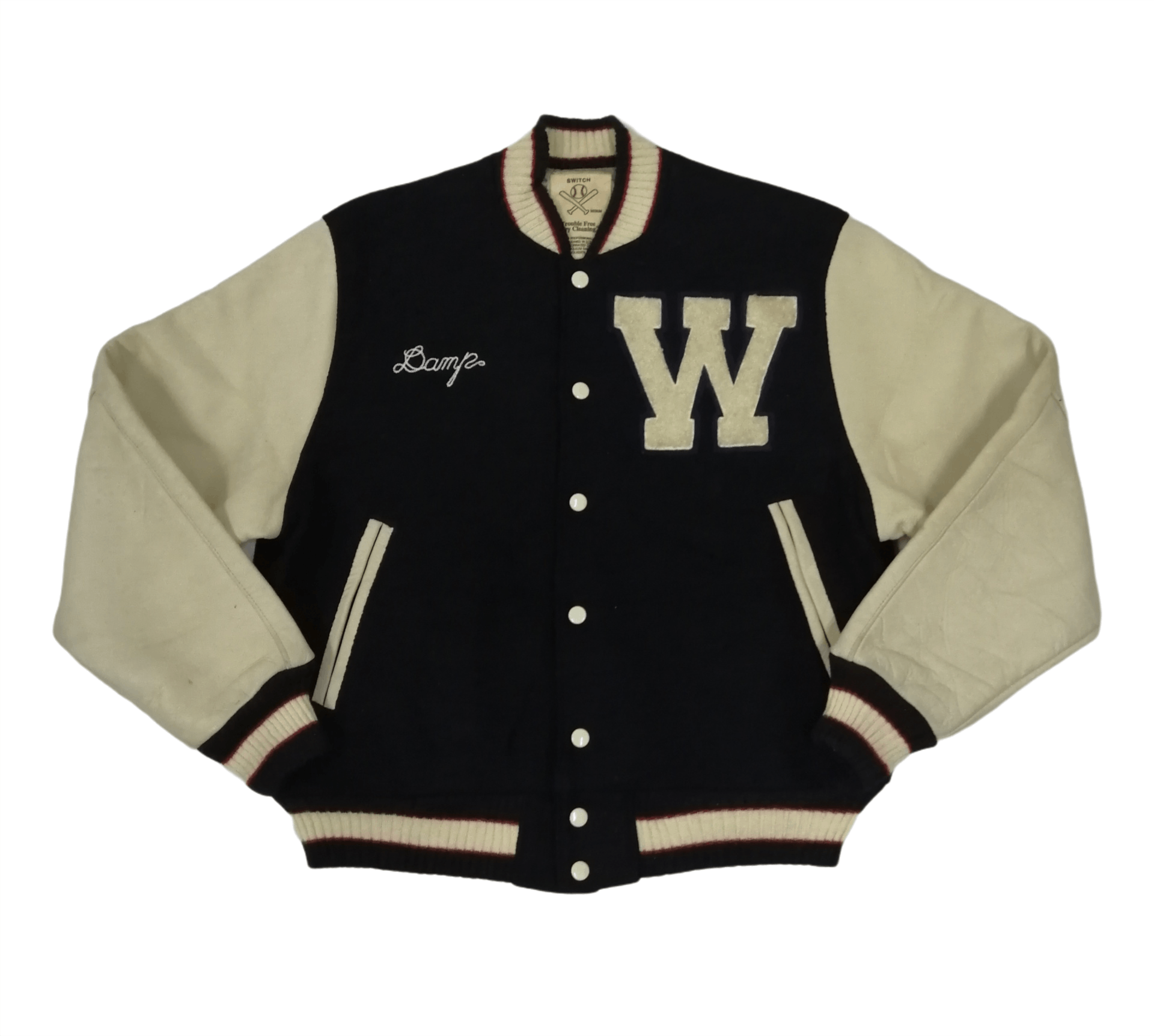 MLB × Vintage Vintage Washington Baseball Wool Leather Varsity Jacket Size US M / EU 48-50 / 2 - 1 Thumbnail