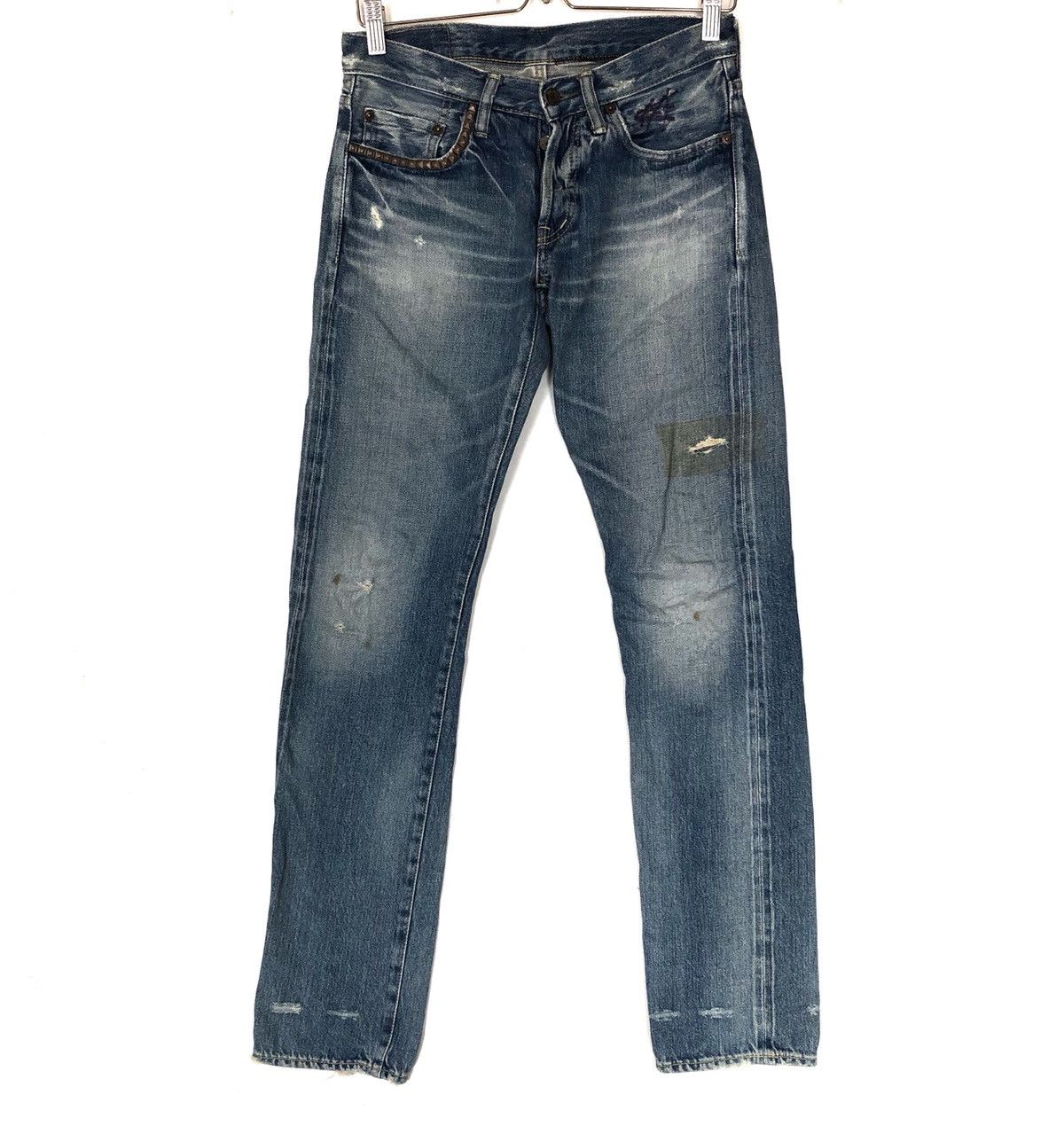 Hysteric Glamour Distressed Hysteric Glamour Selvedge Jeans Trousers Pants Size US 28 / EU 44 - 1 Thumbnail