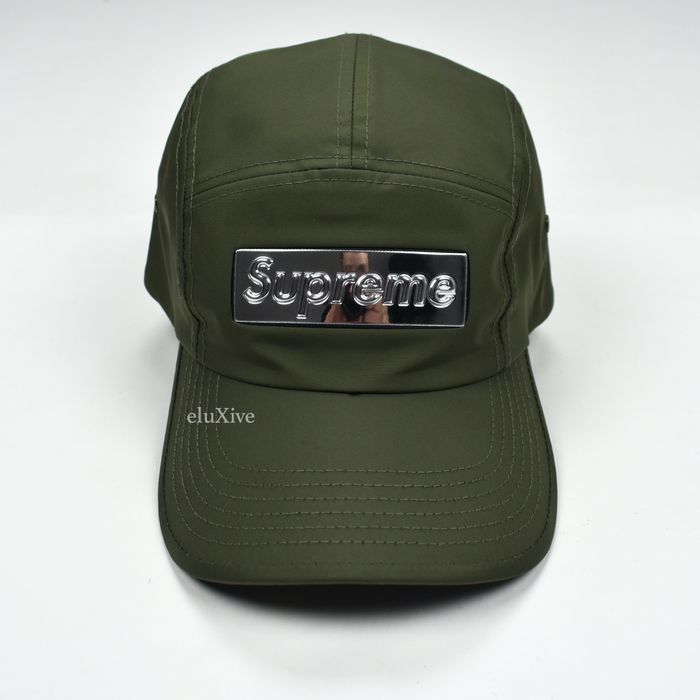 Supreme Supreme Mirror Box Logo Hat Camp Cap Olive DS | Grailed