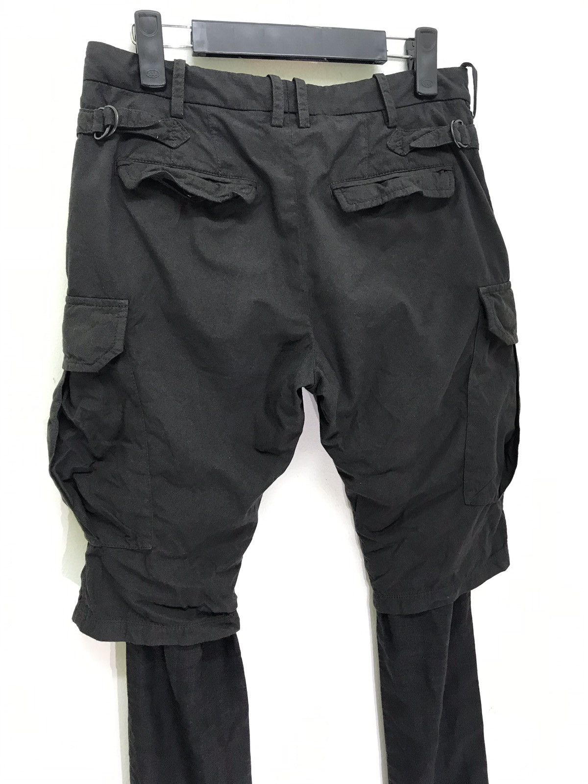 Japanese Brand 🧛‍♀️The Viridi-anne Cargo Layered Pant Goth Linen Inside Size US 29 - 6 Thumbnail