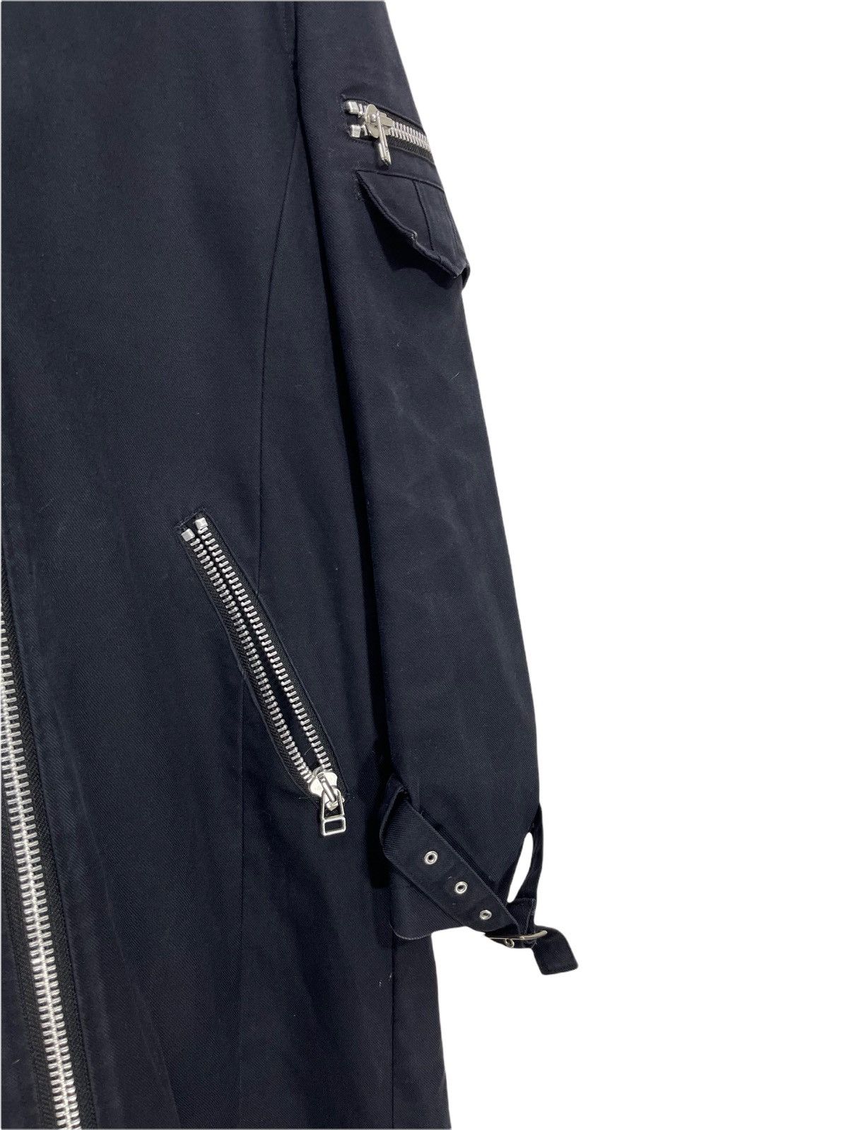 Japanese Brand Six Sin Sadism Long Thick Slim Parka Hoodie Goth 10🟩 Size US M / EU 48-50 / 2 - 4 Thumbnail