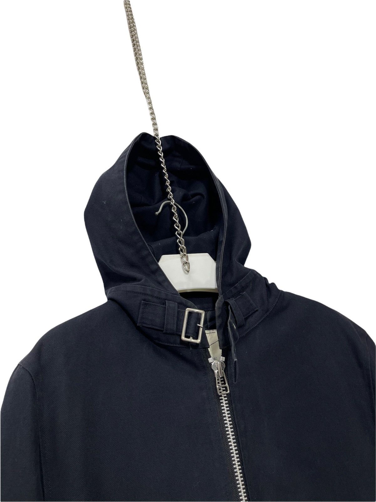 Japanese Brand Six Sin Sadism Long Thick Slim Parka Hoodie Goth 10🟩 Size US M / EU 48-50 / 2 - 6 Thumbnail