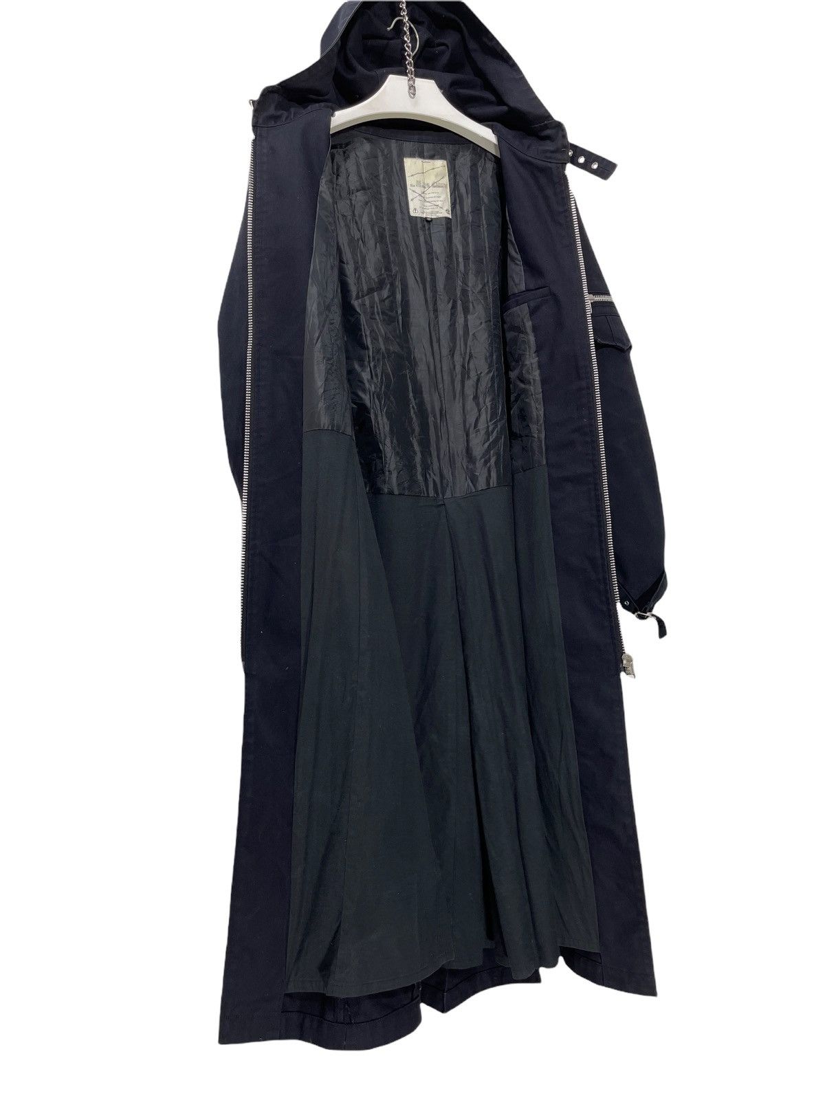 Japanese Brand Six Sin Sadism Long Thick Slim Parka Hoodie Goth 10🟩 Size US M / EU 48-50 / 2 - 7 Thumbnail