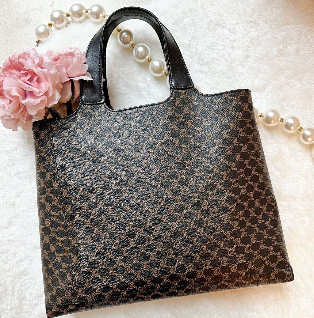 Celine Authentic CELINE Macadam Tote Bag Size ONE SIZE - 3 Thumbnail