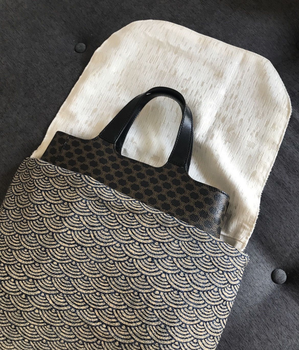 Celine Authentic CELINE Macadam Tote Bag Size ONE SIZE - 11 Thumbnail