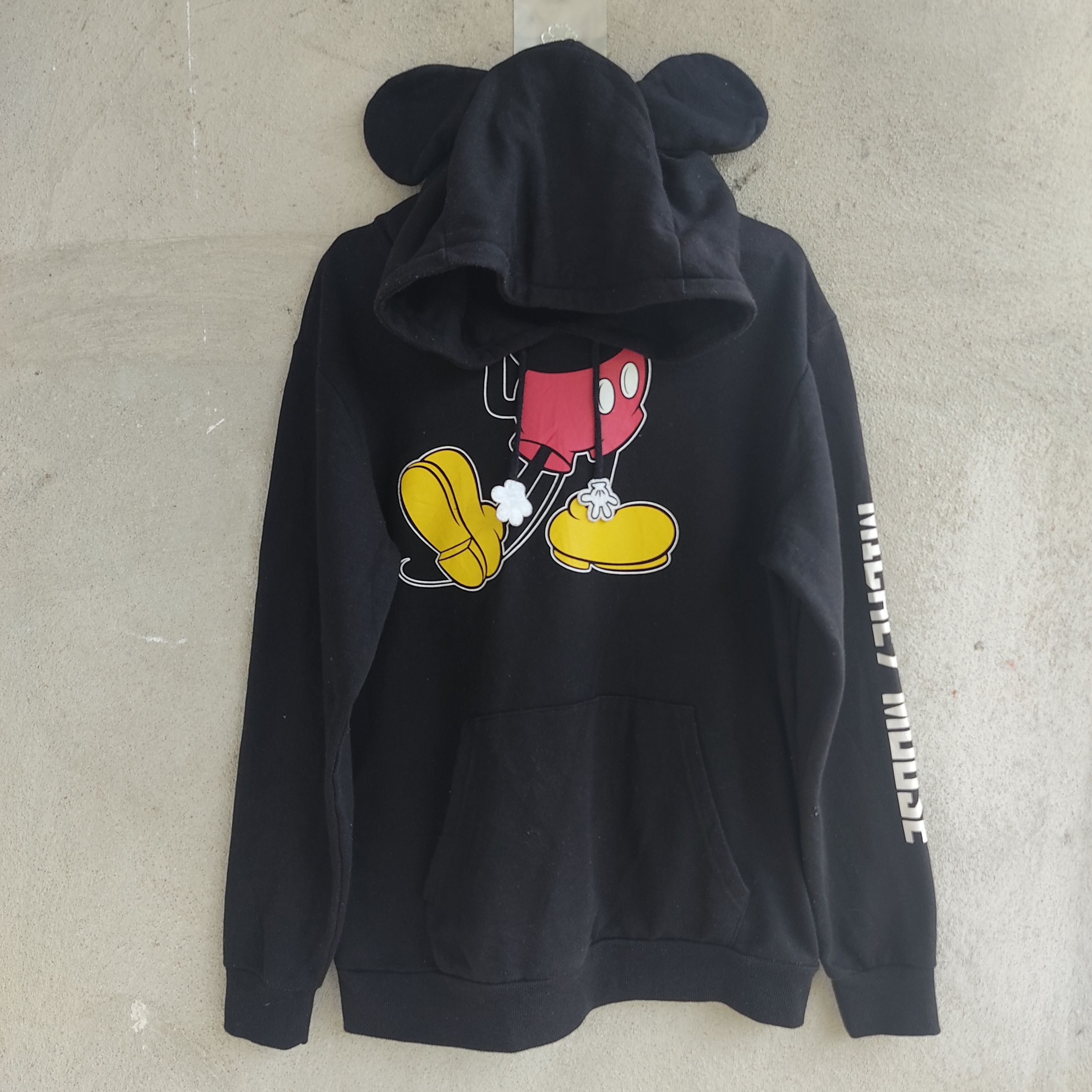 Disney × Japanese Brand × Mickey Mouse Mickey's Mouse With Ears Black Hoodie Size US M / EU 48-50 / 2 - 1 Thumbnail