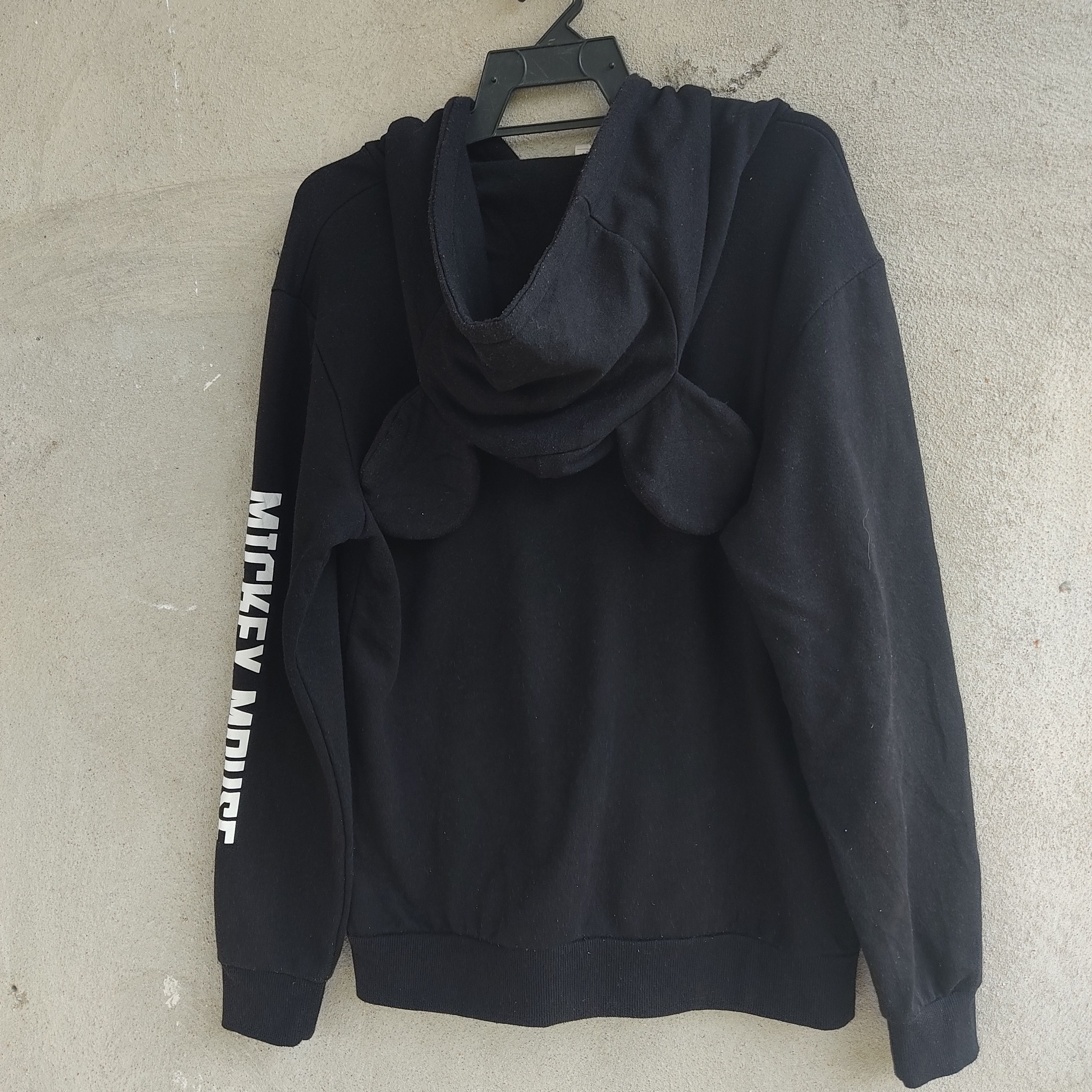 Disney × Japanese Brand × Mickey Mouse Mickey's Mouse With Ears Black Hoodie Size US M / EU 48-50 / 2 - 11 Thumbnail