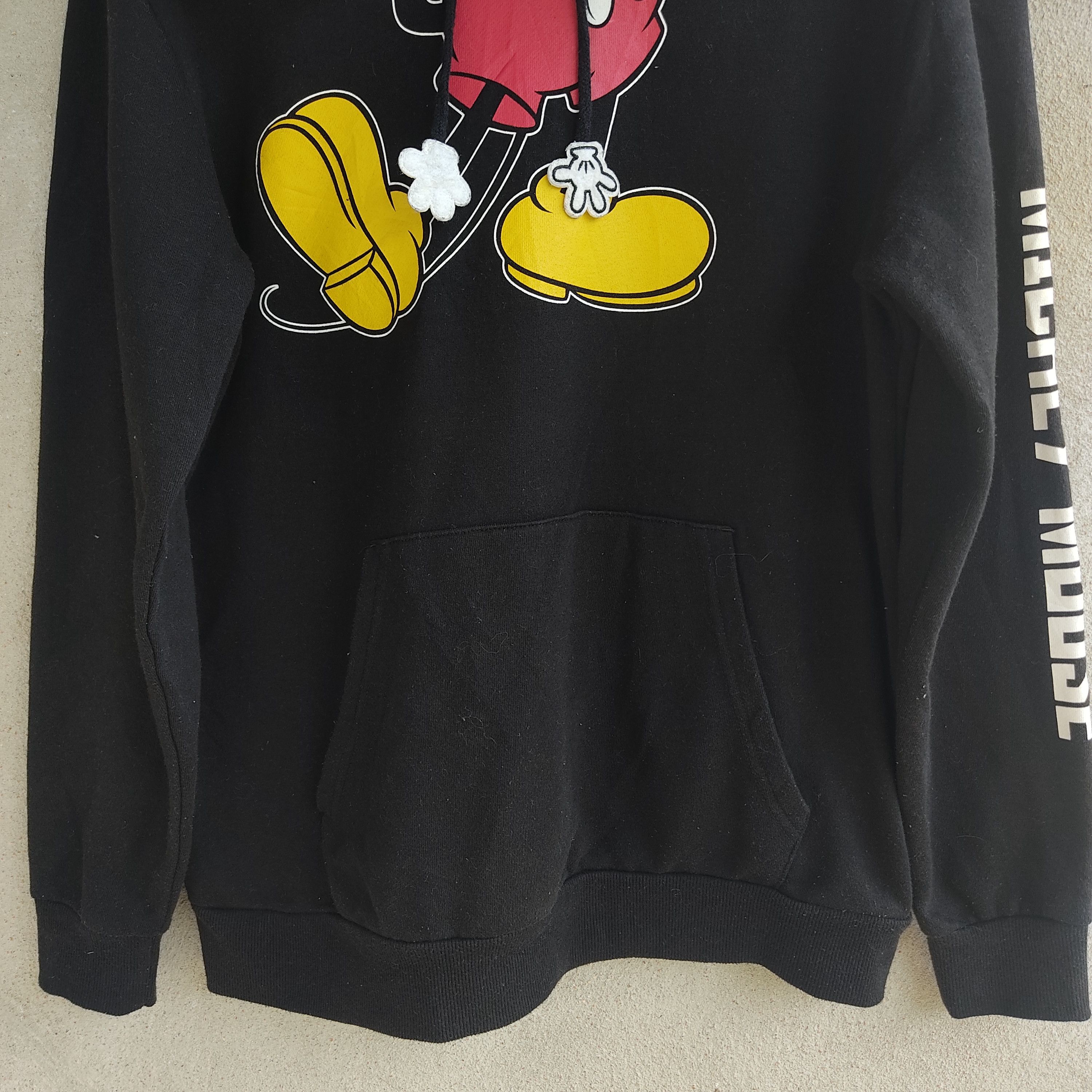 Disney × Japanese Brand × Mickey Mouse Mickey's Mouse With Ears Black Hoodie Size US M / EU 48-50 / 2 - 6 Thumbnail