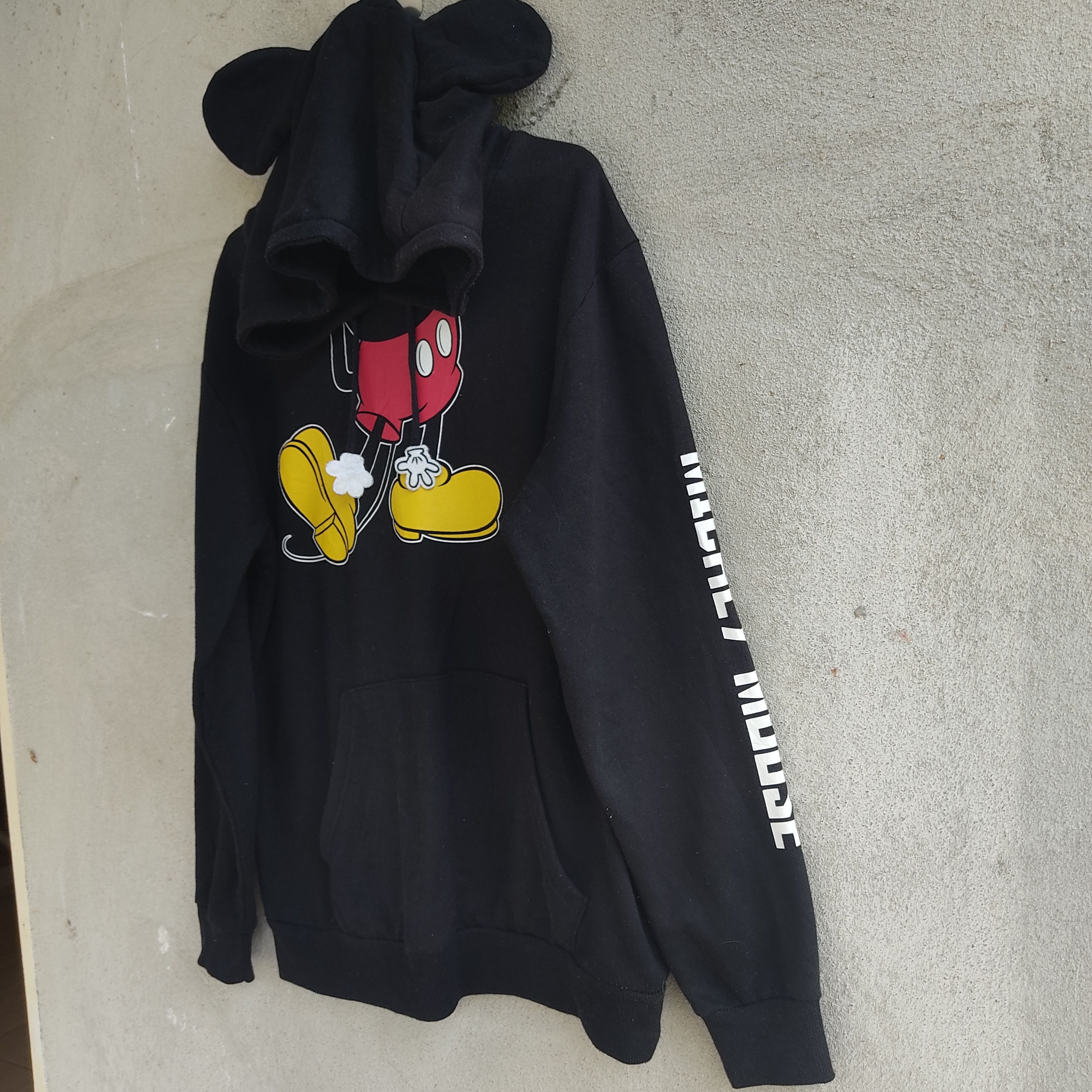 Disney × Japanese Brand × Mickey Mouse Mickey's Mouse With Ears Black Hoodie Size US M / EU 48-50 / 2 - 9 Thumbnail