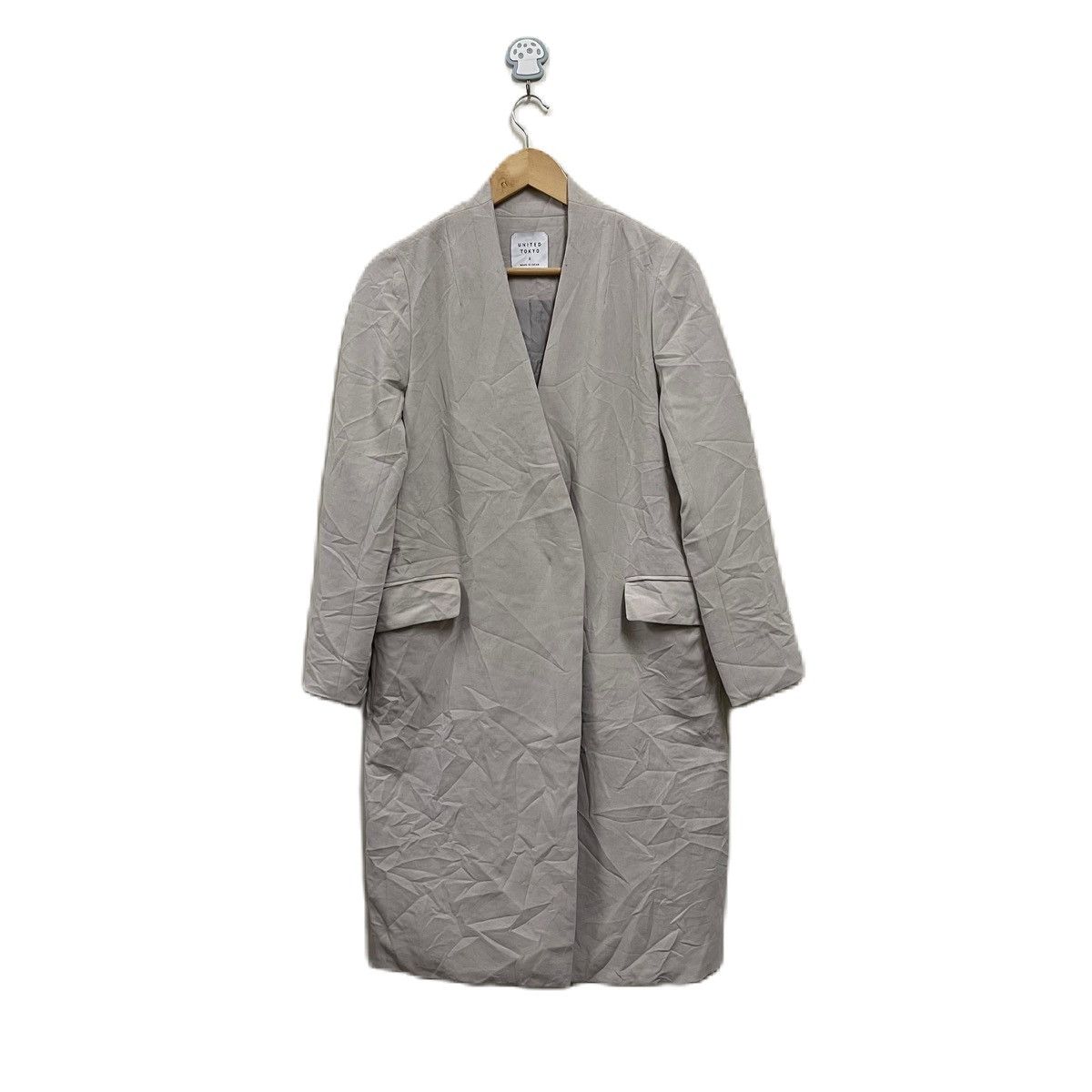 If Six Was Nine UNITED TOKYO japan Collarless long coat Size M / US 6-8 / IT 42-44 - 1 Thumbnail