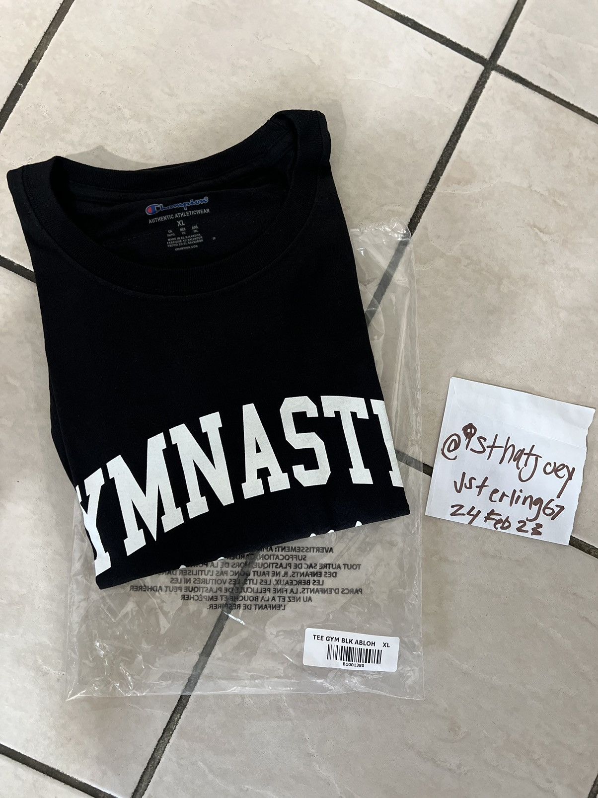 Virgil Abloh Virgil Abloh Gymnastics Figures of Speech Tee sz XL Size US XL / EU 56 / 4 - 8 Thumbnail