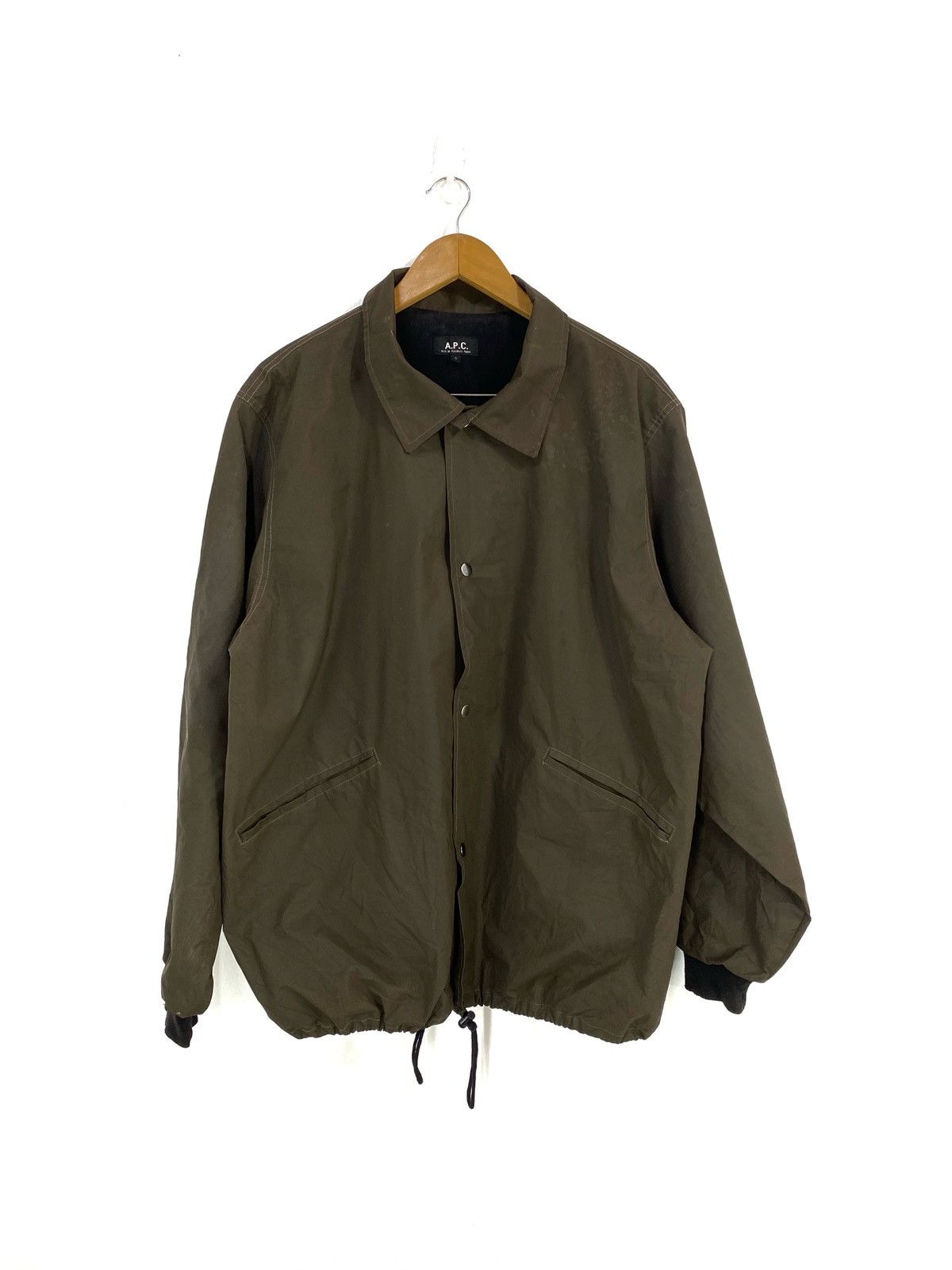 A.P.C. A.P.C Hiver 1998 “studer” coach Jacket Rare Design Jacket Size US M / EU 48-50 / 2 - 2 Thumbnail