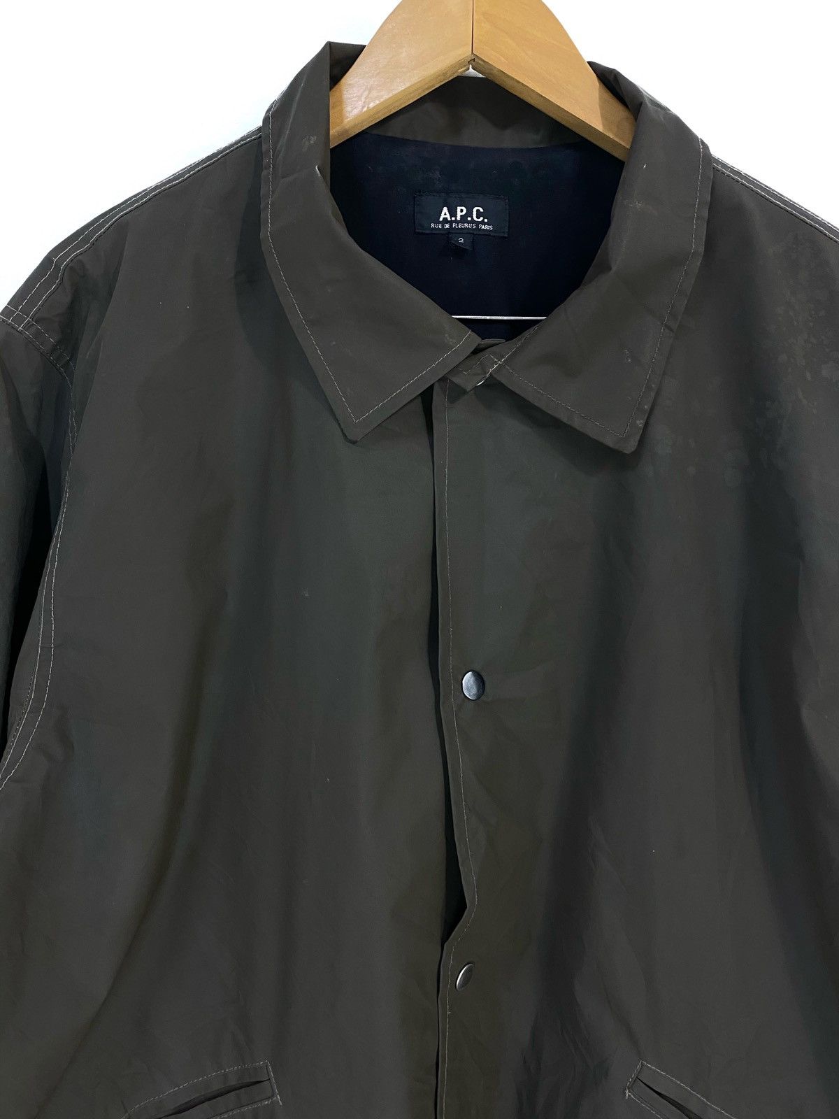 A.P.C. A.P.C Hiver 1998 “studer” coach Jacket Rare Design Jacket Size US M / EU 48-50 / 2 - 4 Thumbnail