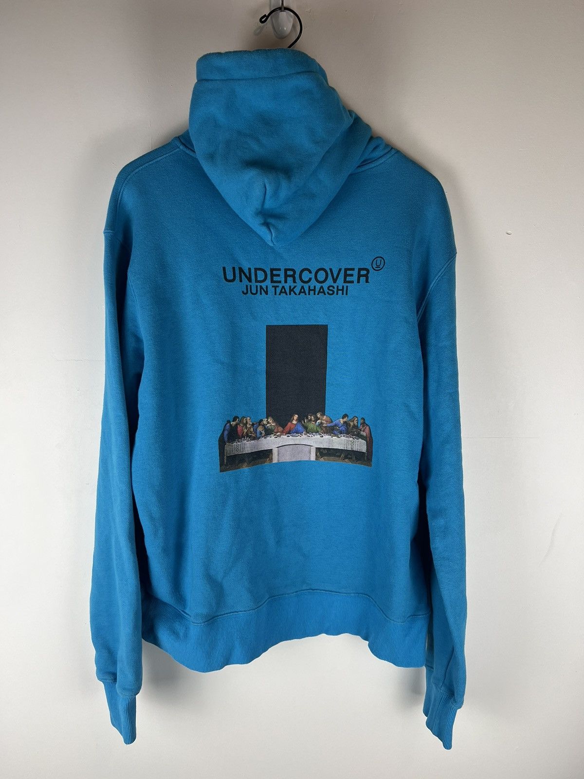 image of Undercover Jun Takahashi The Last Supper Hoodie in Aqua, Men's (Size XL)