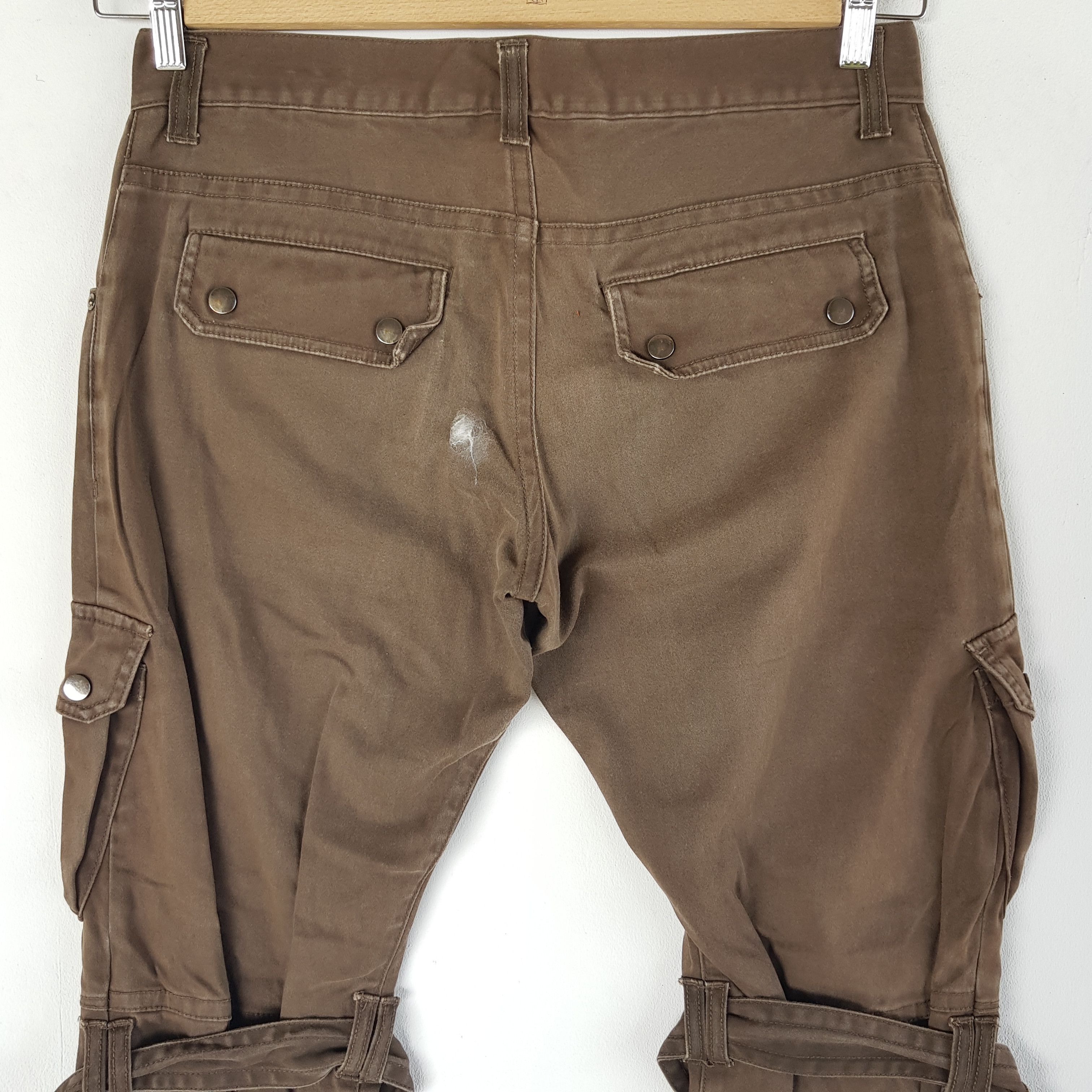 If Six Was Nine × Japanese Brand × Vintage Vintage Japanese Cargo Pants Bondage Multi Pocket Trousers Size US 32 / EU 48 - 4 Thumbnail