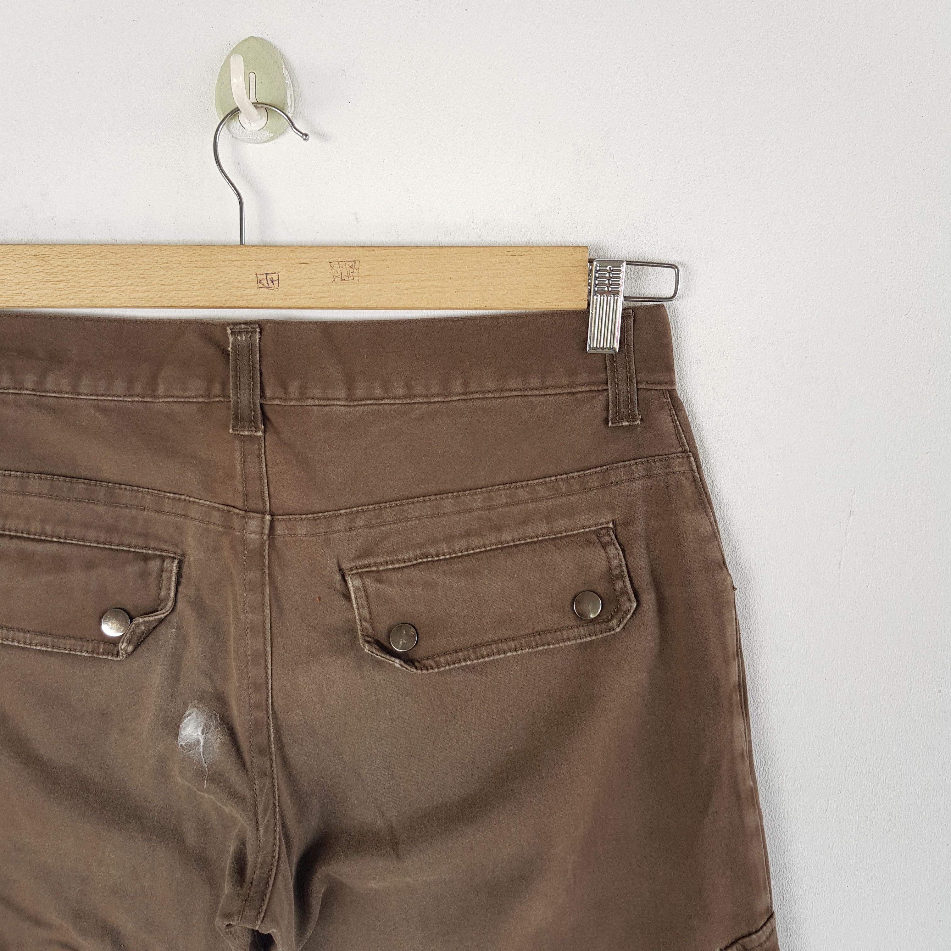 If Six Was Nine × Japanese Brand × Vintage Vintage Japanese Cargo Pants Bondage Multi Pocket Trousers Size US 32 / EU 48 - 7 Thumbnail