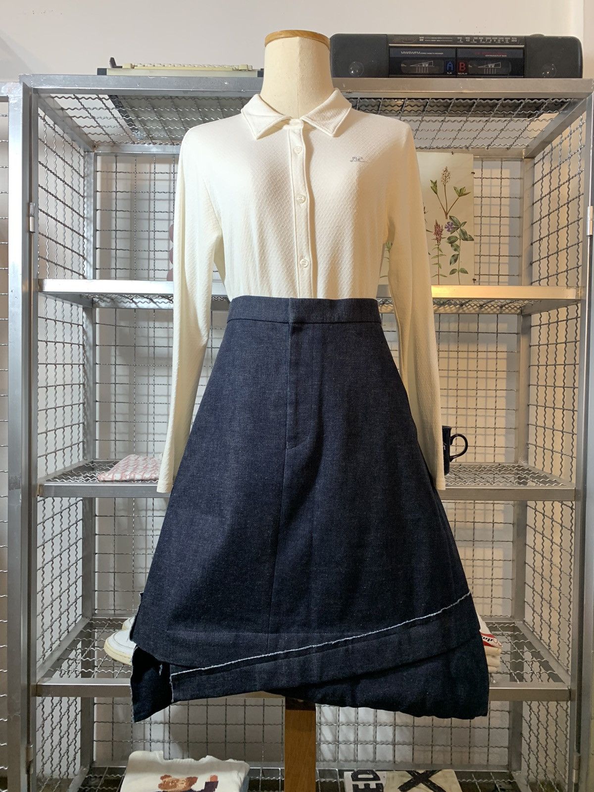 Comme des Garcons Comme des Garcons Deconstructed skirt Size 33" - 2 Thumbnail