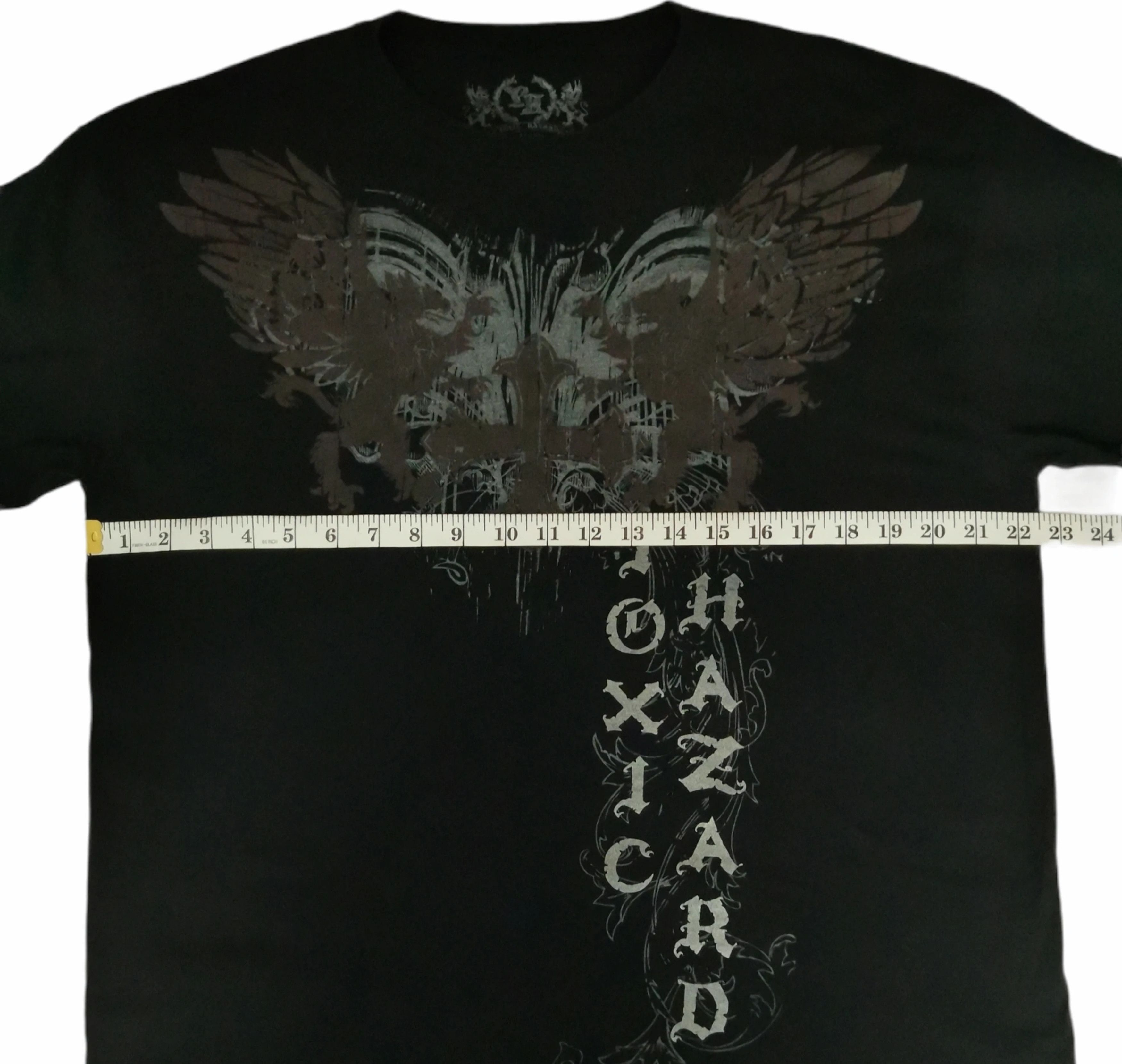 Designer Toxic Hazard Tee Style Designer INSPIRED by CHROME HEARTS Size US XL / EU 56 / 4 - 5 Thumbnail