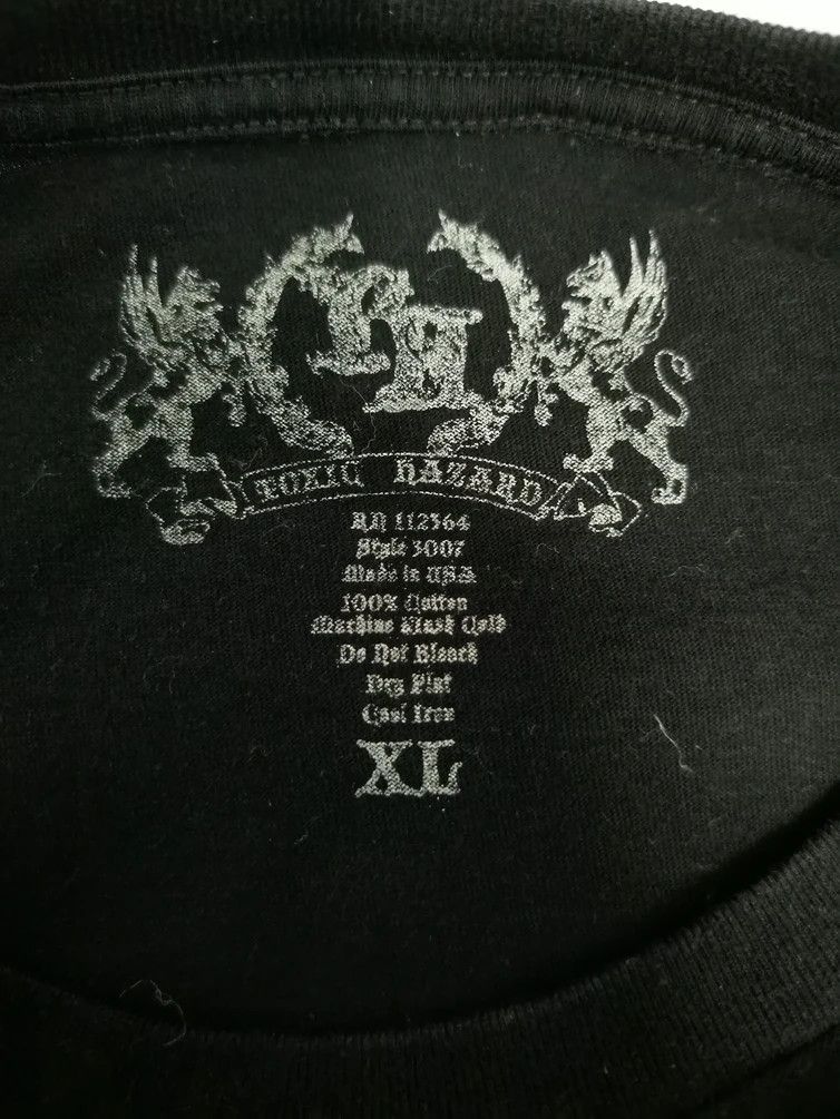 Designer Toxic Hazard Tee Style Designer INSPIRED by CHROME HEARTS Size US XL / EU 56 / 4 - 3 Thumbnail