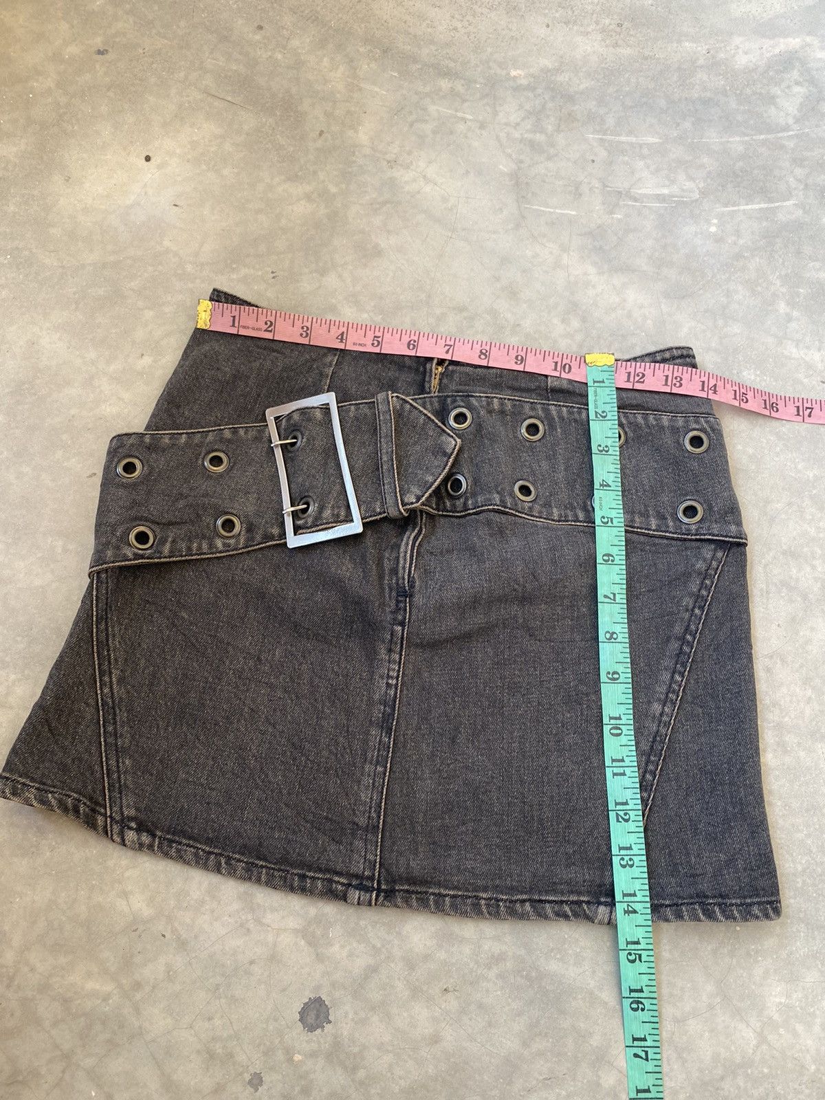 Designer × Vintage Steals💥 Vintage VivaYou Mini Sexy Denim Skirt Size 28" / US 6 / IT 42 - 5 Thumbnail