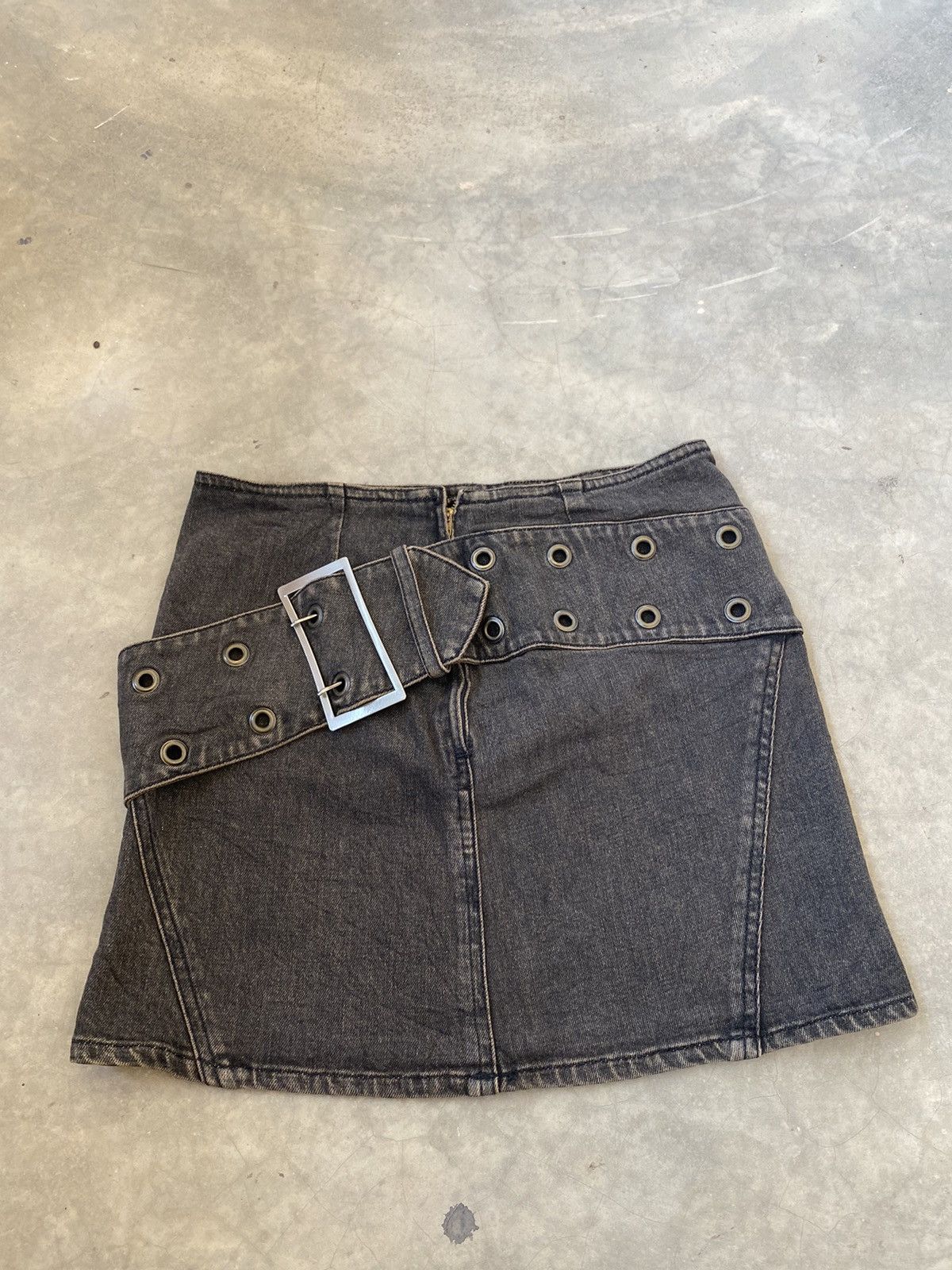 Designer × Vintage Steals💥 Vintage VivaYou Mini Sexy Denim Skirt Size 28" / US 6 / IT 42 - 6 Thumbnail