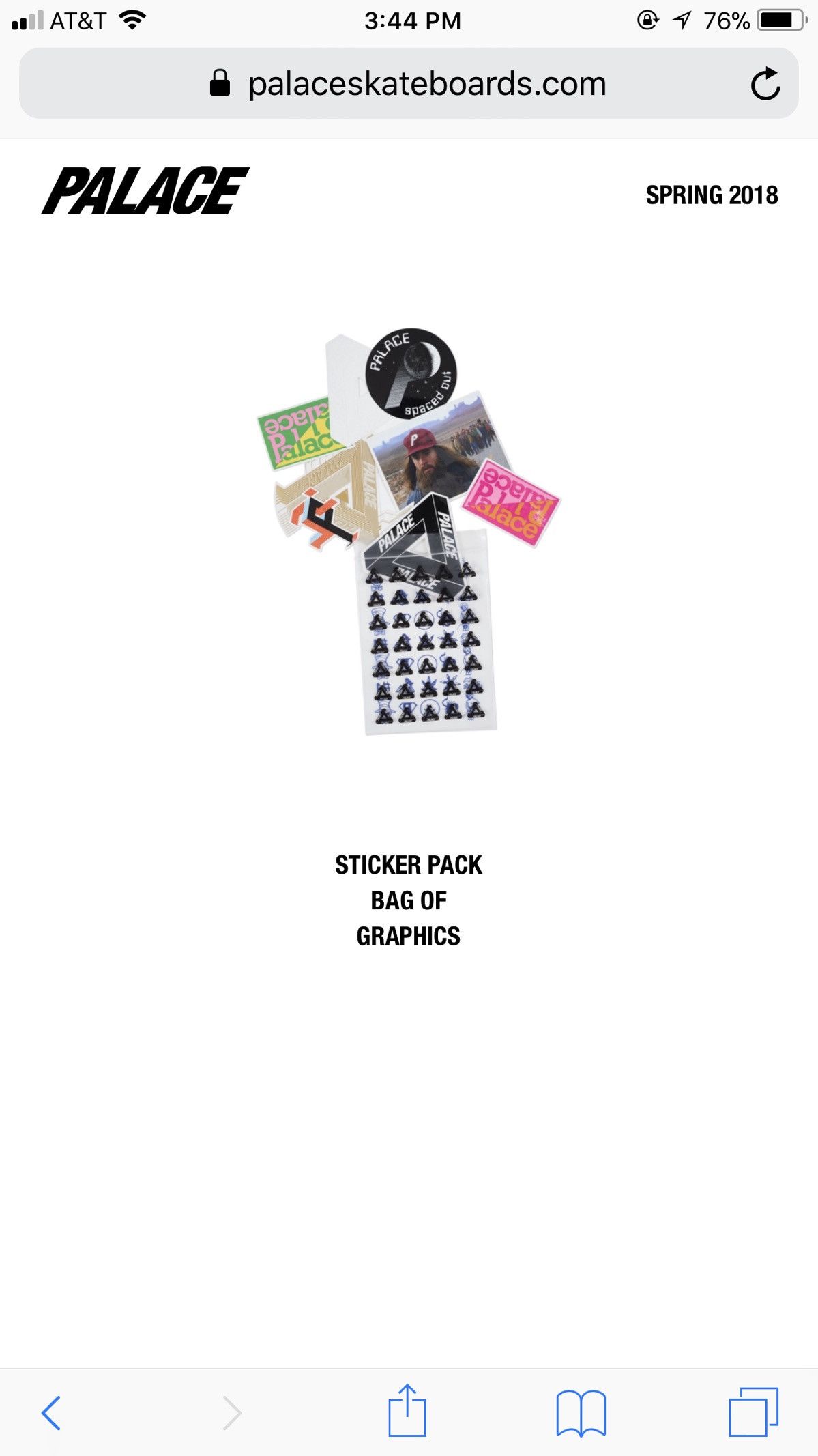 Palace Sticker Pack Grailed