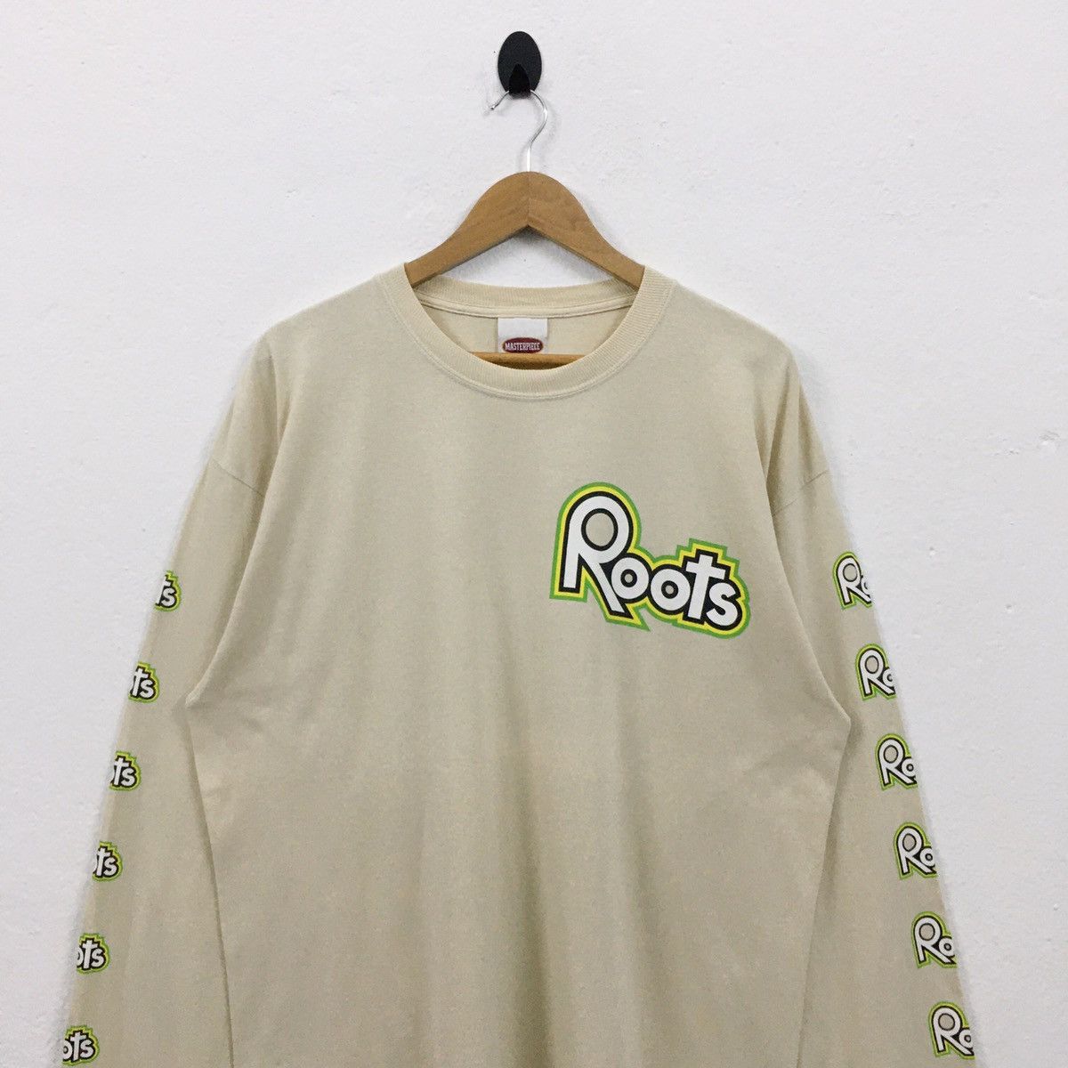 MasterPiece × Roots Rare Masterpiece x Roots Big Spellout Long Sleeve Tshirt Size US XL / EU 56 / 4 - 5 Thumbnail