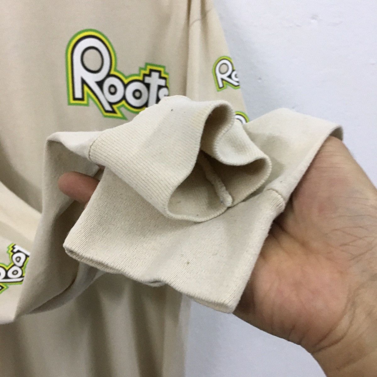 MasterPiece × Roots Rare Masterpiece x Roots Big Spellout Long Sleeve Tshirt Size US XL / EU 56 / 4 - 4 Thumbnail