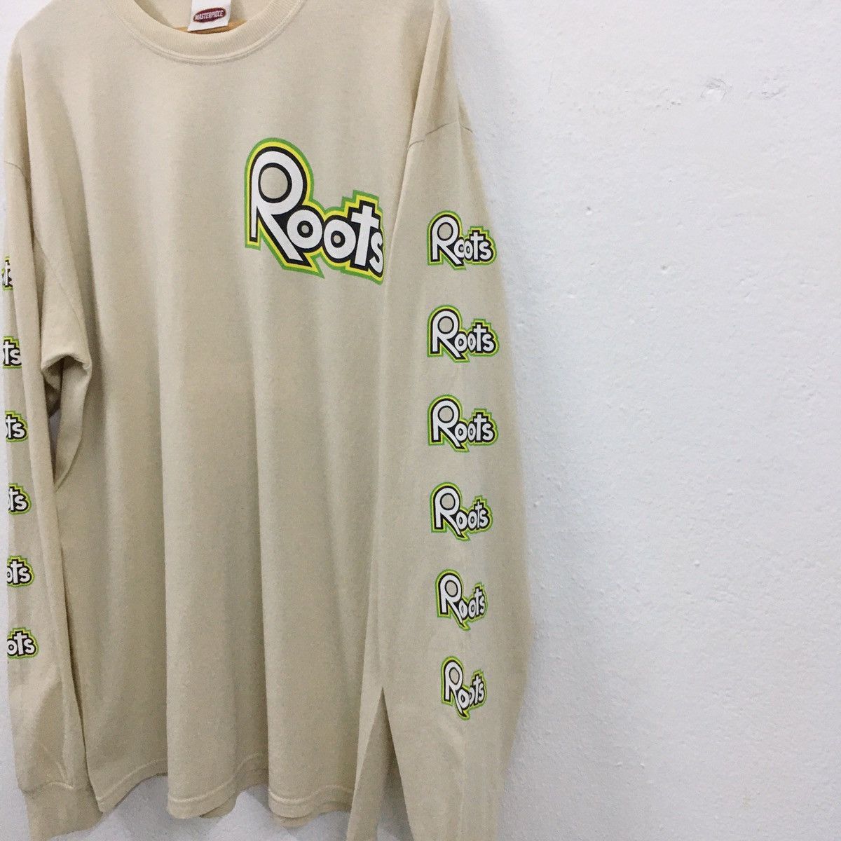 MasterPiece × Roots Rare Masterpiece x Roots Big Spellout Long Sleeve Tshirt Size US XL / EU 56 / 4 - 7 Thumbnail