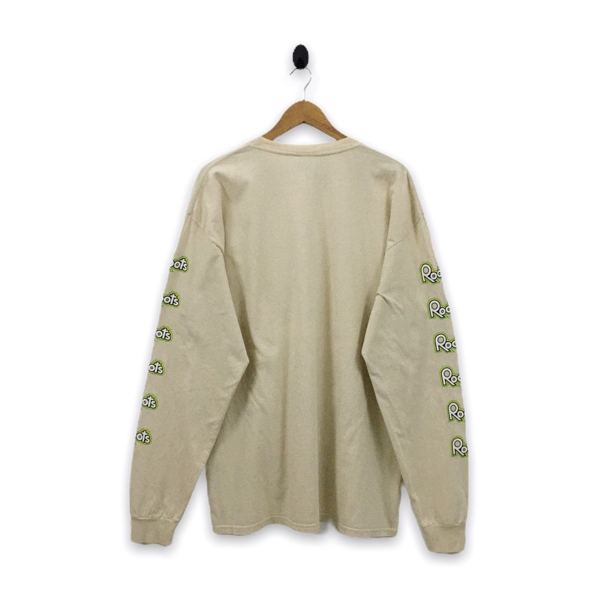 MasterPiece × Roots Rare Masterpiece x Roots Big Spellout Long Sleeve Tshirt Size US XL / EU 56 / 4 - 2 Thumbnail