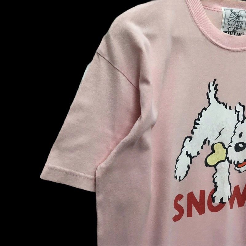 Cartoon Network × Vintage Rare Vintage 1996 Tin Tin Snowy Top Tees Tshirt Size US M / EU 48-50 / 2 - 5 Thumbnail