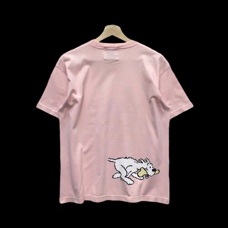 Cartoon Network × Vintage Rare Vintage 1996 Tin Tin Snowy Top Tees Tshirt Size US M / EU 48-50 / 2 - 2 Thumbnail