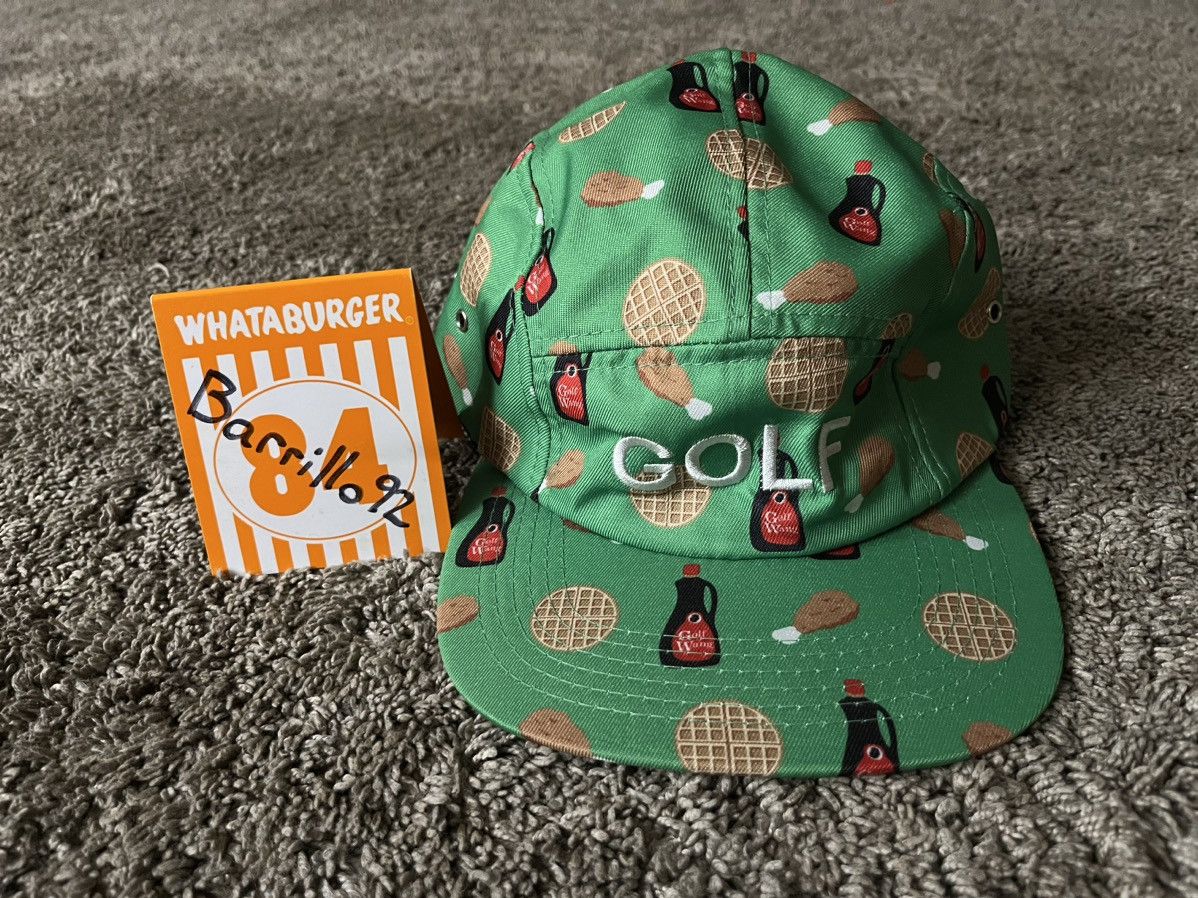 image of Golf Wang Chicken And Waffles Camp Hat in Green, Men's