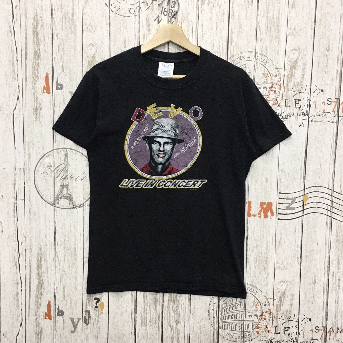 Band Tees × Vintage Rare Devo Live in Concert Top Tees Size US M / EU 48-50 / 2 - 1 Thumbnail