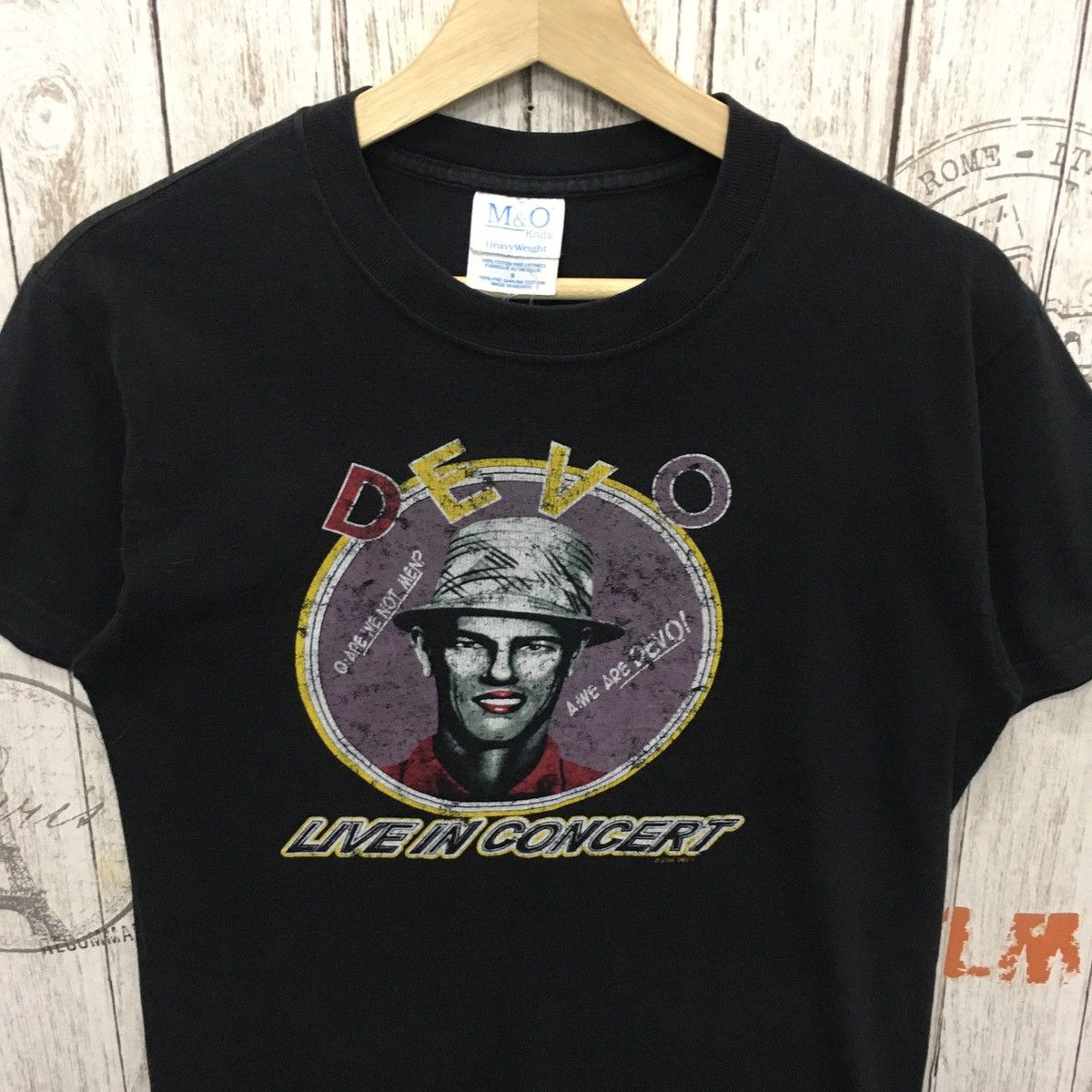 Band Tees × Vintage Rare Devo Live in Concert Top Tees Size US M / EU 48-50 / 2 - 3 Thumbnail