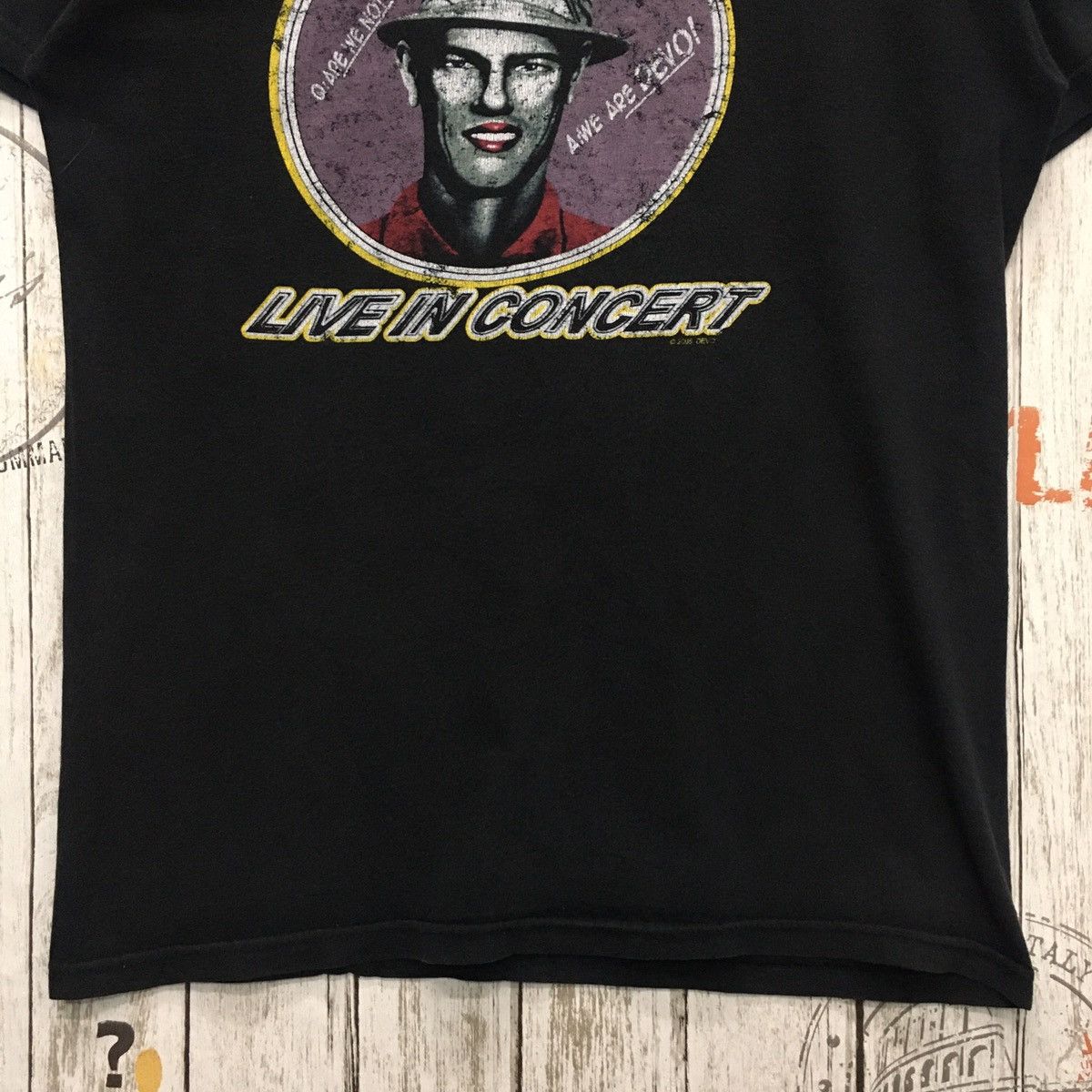 Band Tees × Vintage Rare Devo Live in Concert Top Tees Size US M / EU 48-50 / 2 - 4 Thumbnail