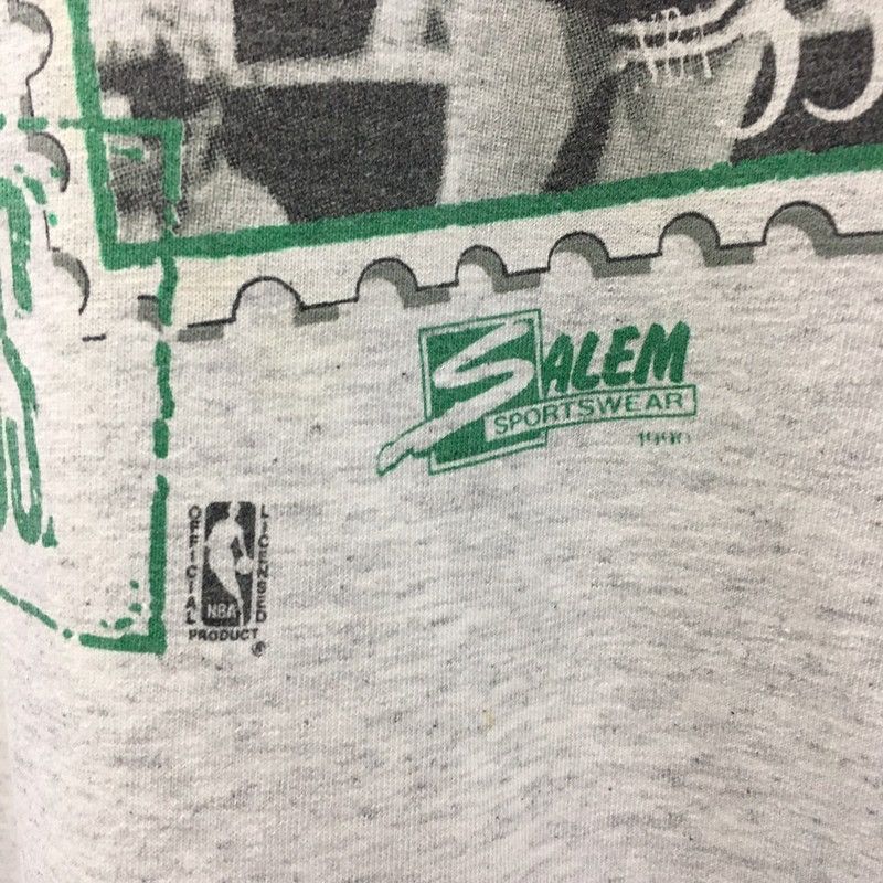 NBA × Salem Sportswear × Vintage Rare Vintage 90’s Larry Bird Boston Celtics NBA Tee Size US M / EU 48-50 / 2 - 8 Thumbnail