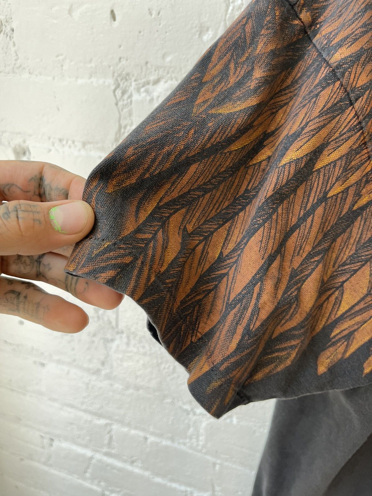 Harley Davidson × Vintage Vintage 90s THRASHED HARLEY OVERSIZE EAGLE SHIRT 4Gseller Size US L / EU 52-54 / 3 - 6 Thumbnail