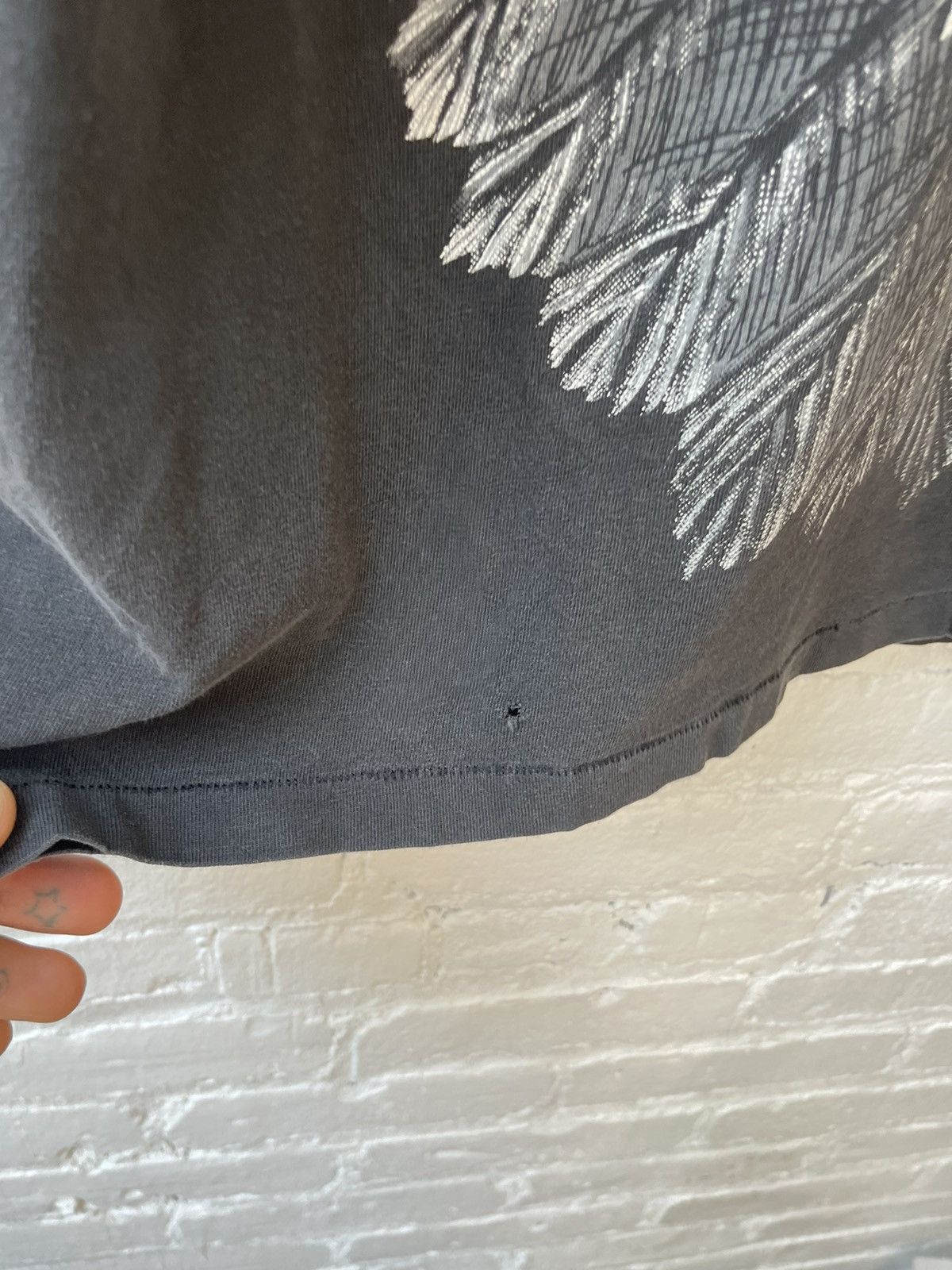 Harley Davidson × Vintage Vintage 90s THRASHED HARLEY OVERSIZE EAGLE SHIRT 4Gseller Size US L / EU 52-54 / 3 - 8 Thumbnail