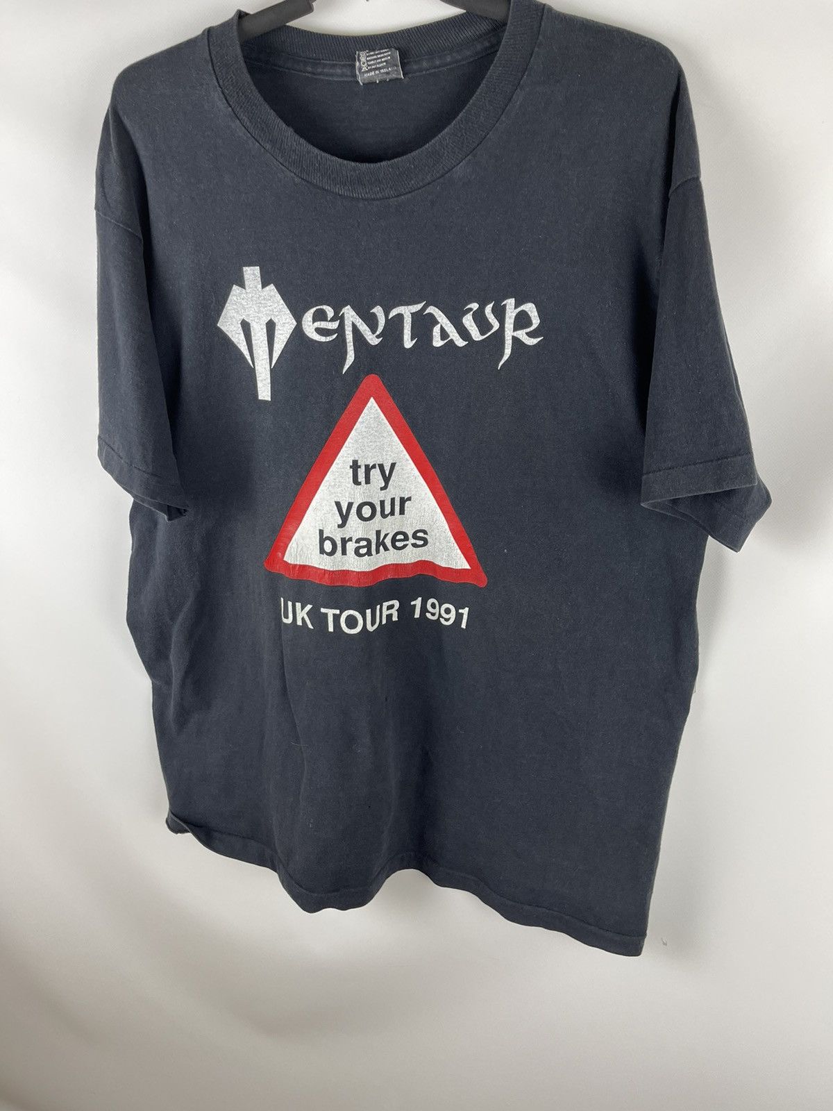 Band Tees × Vintage Mentaur vintage uk tour 1991 screen stars try your brakes Size US XL / EU 56 / 4 - 5 Thumbnail