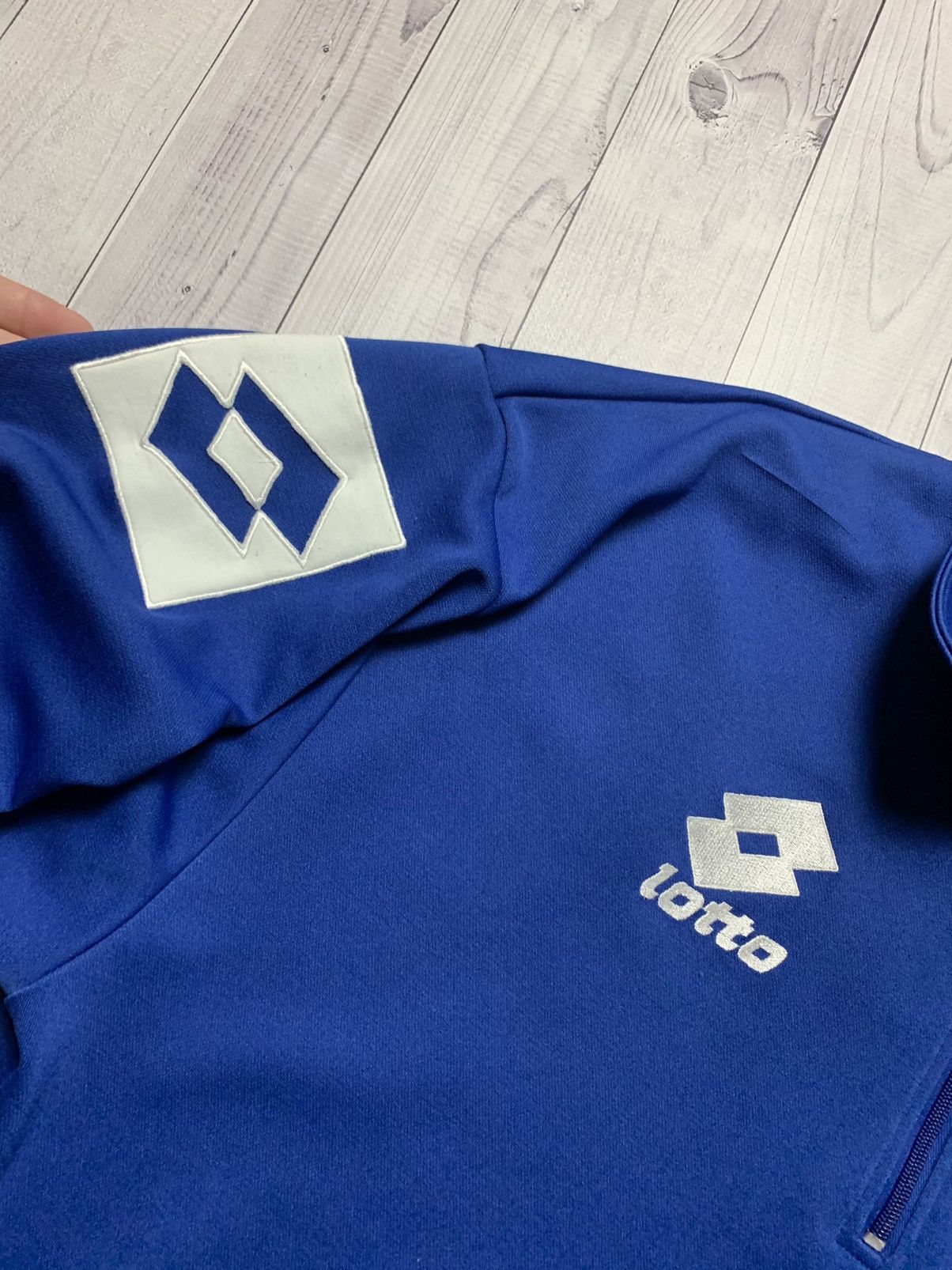 Lotto Sport × Vintage Vintage soccer jacket Palermo Lotto big logo size XL Size US XL / EU 56 / 4 - 7 Thumbnail