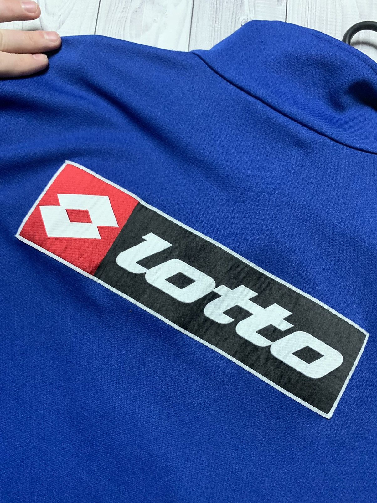 Lotto Sport × Vintage Vintage soccer jacket Palermo Lotto big logo size XL Size US XL / EU 56 / 4 - 3 Thumbnail
