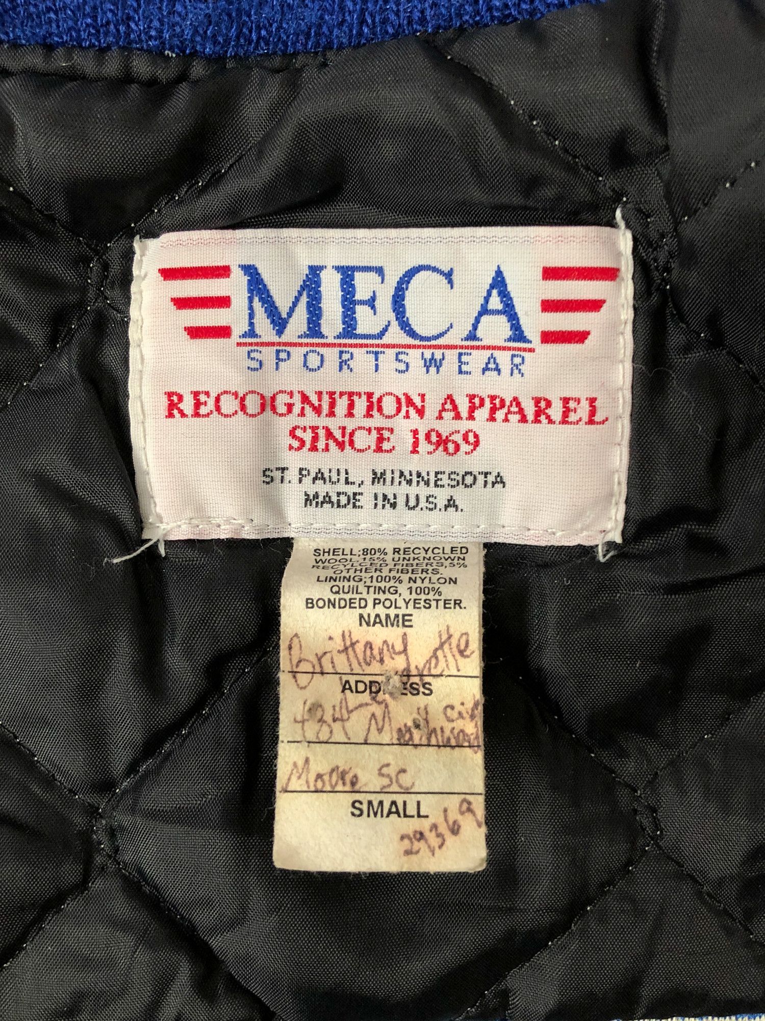 Vintage 2005 Boxy 'Bands of America Championships' Varsity jacket Size S / US 4 / IT 40 - 7 Thumbnail